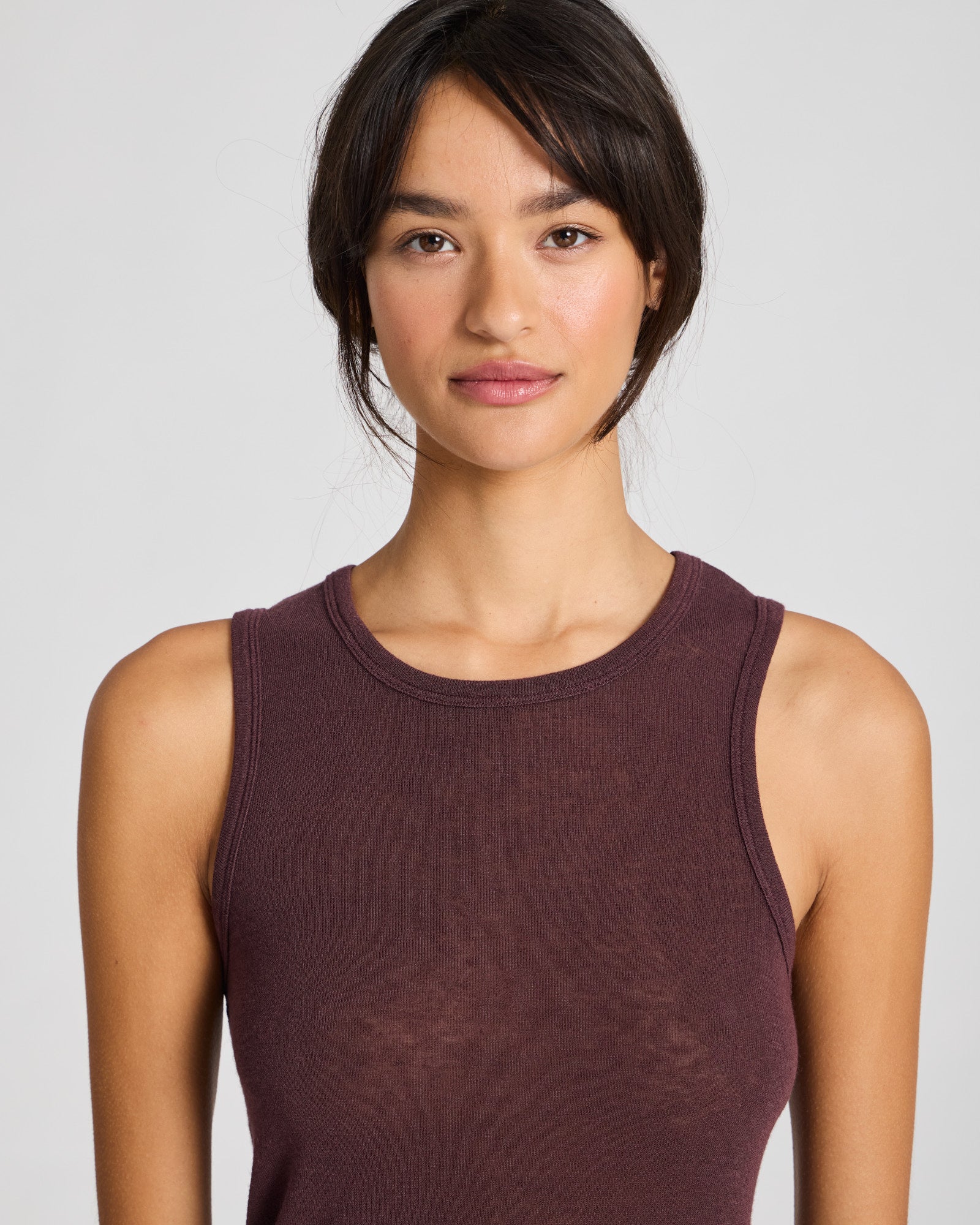 GAI+LISVA Alberte Wool Top Tops & T-shirts 133 Fudge