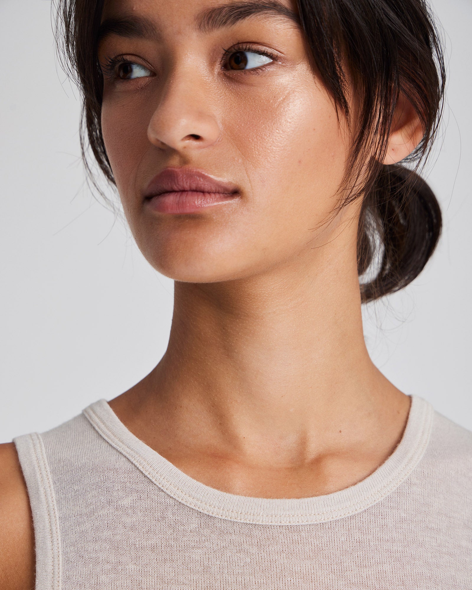 GAI+LISVA Alberte Wool Top Tops & T-shirts 134 Grey Morn