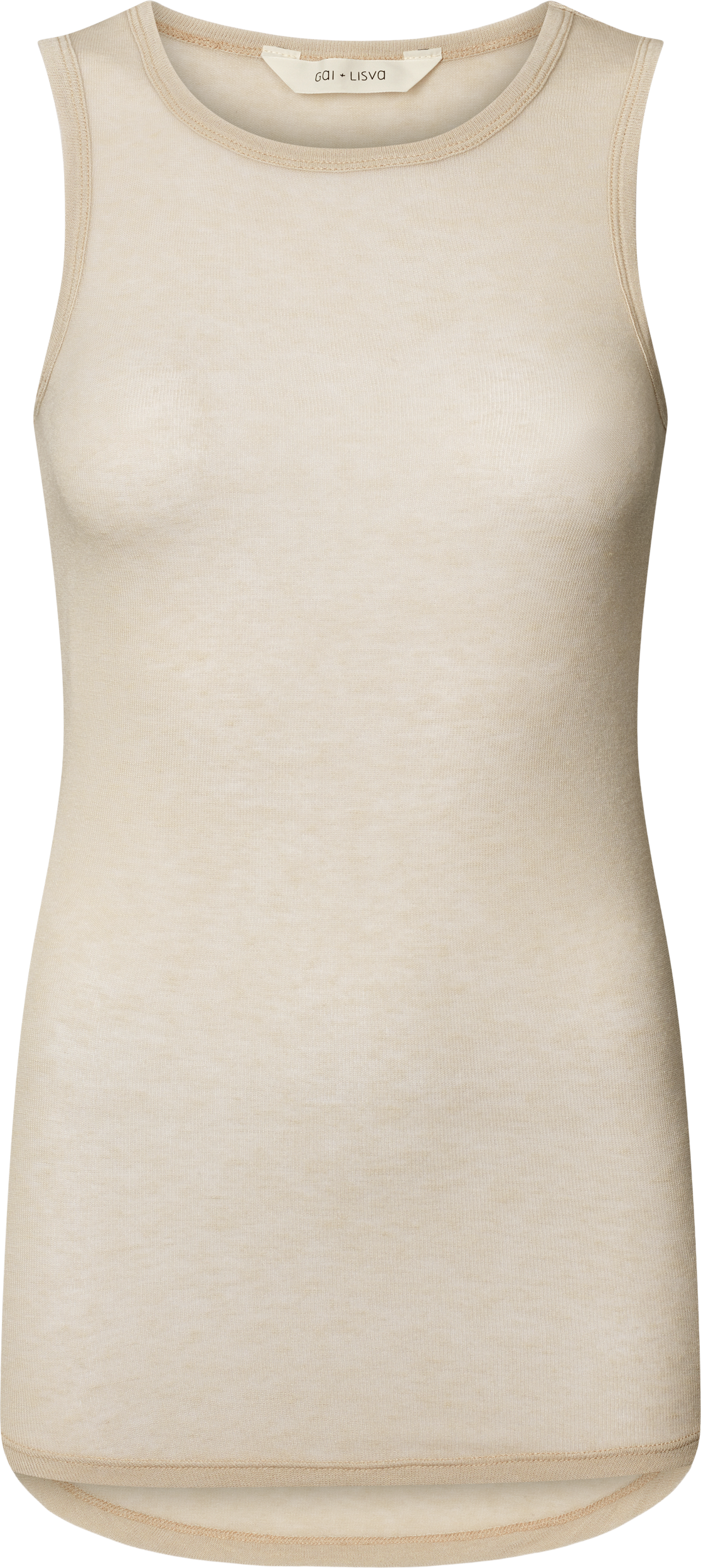 GAI+LISVA Alberte Wool Top Tops & T-shirts 134 Grey Morn