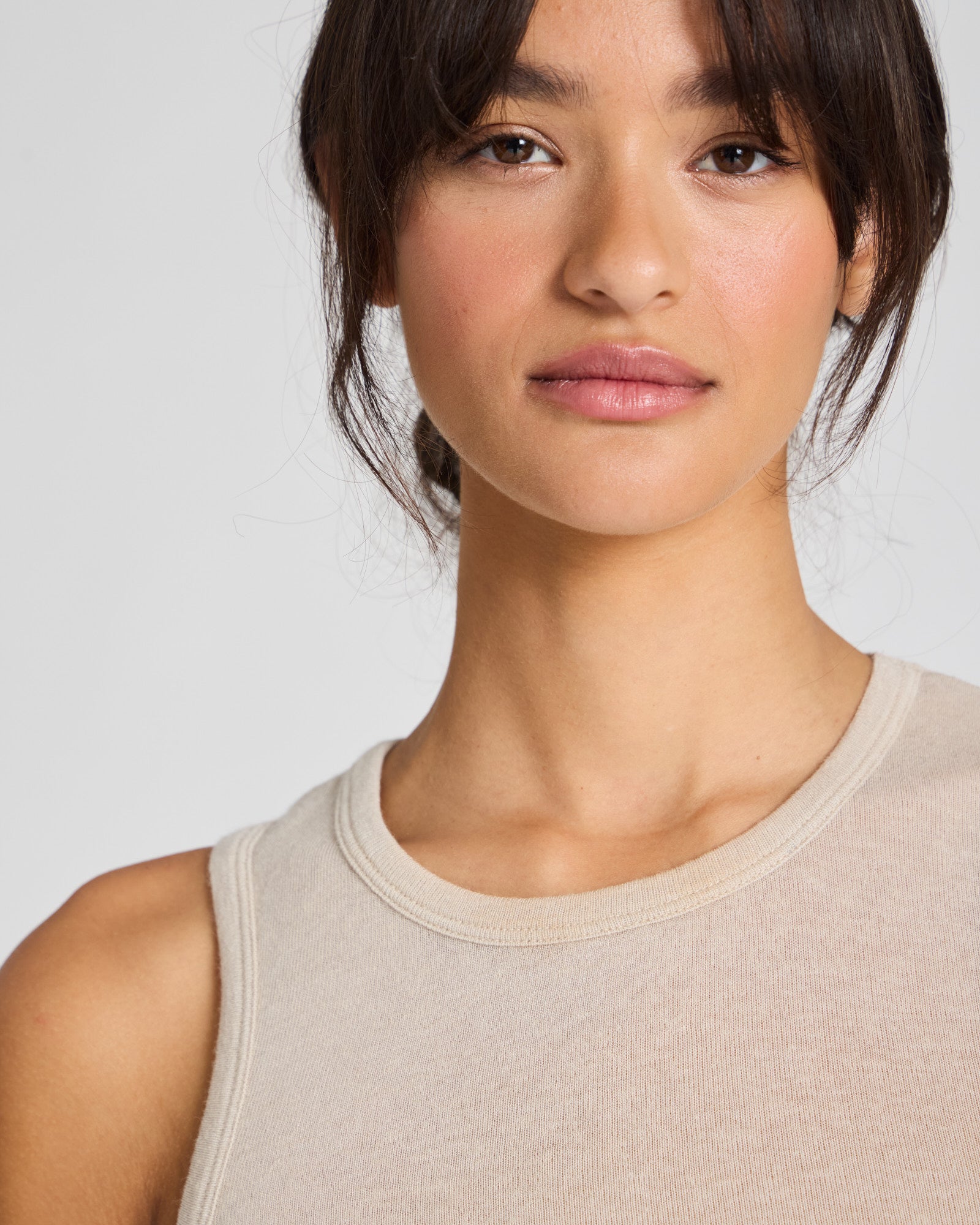 GAI+LISVA Alberte Wool Top Tops & T-shirts 195 Smoke Gray