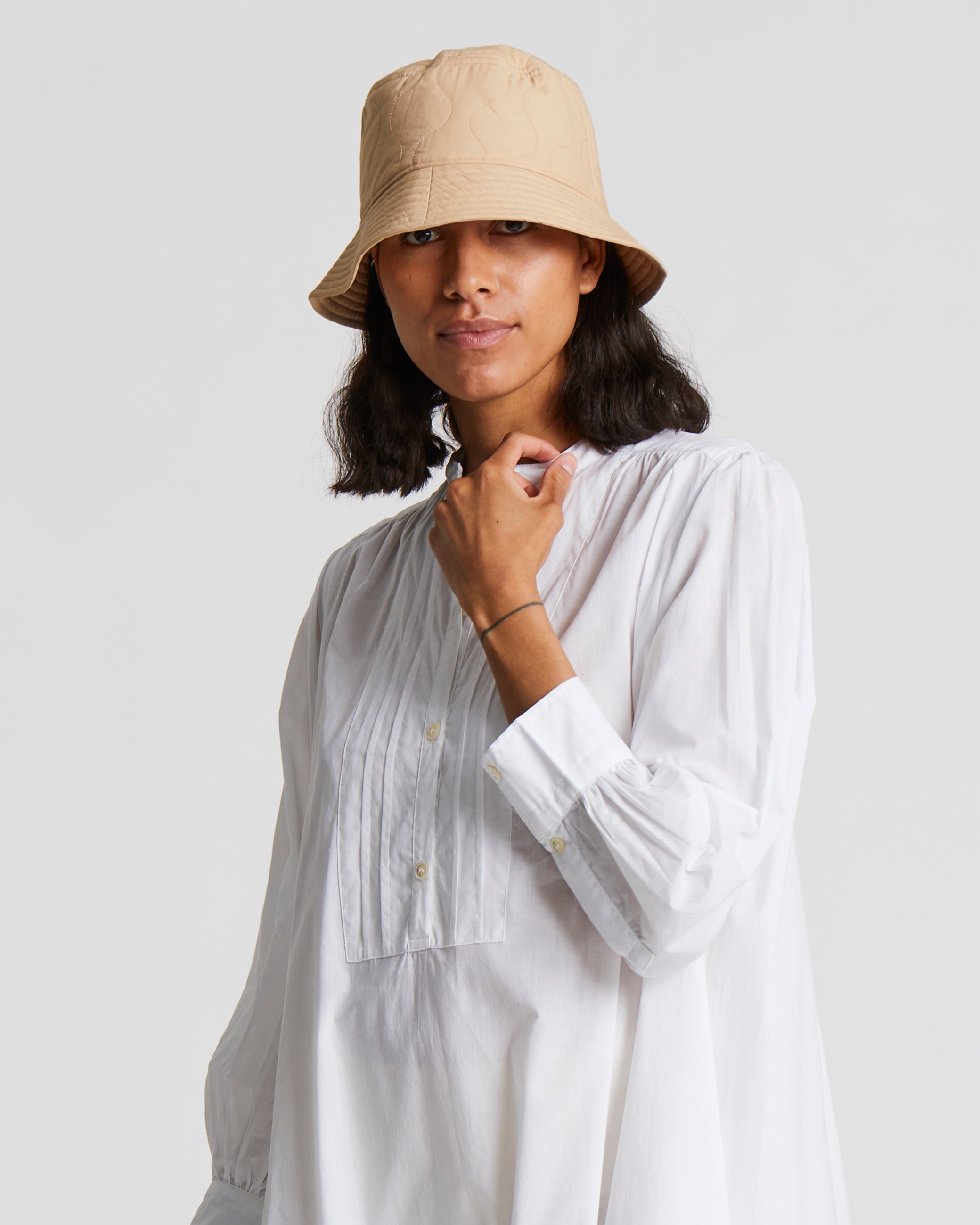 GAI+LISVA Alma Dress Cotton Poplin Dresses & Skirts 100 White