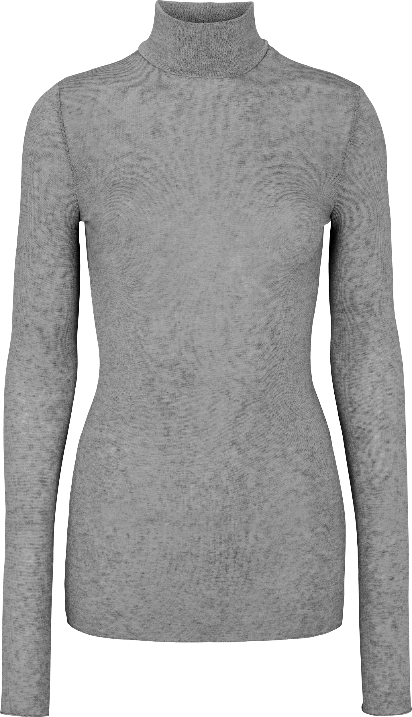 GAI+LISVA Anna Wool Turtleneck Tops & T-shirts 601 Light Grey Melange