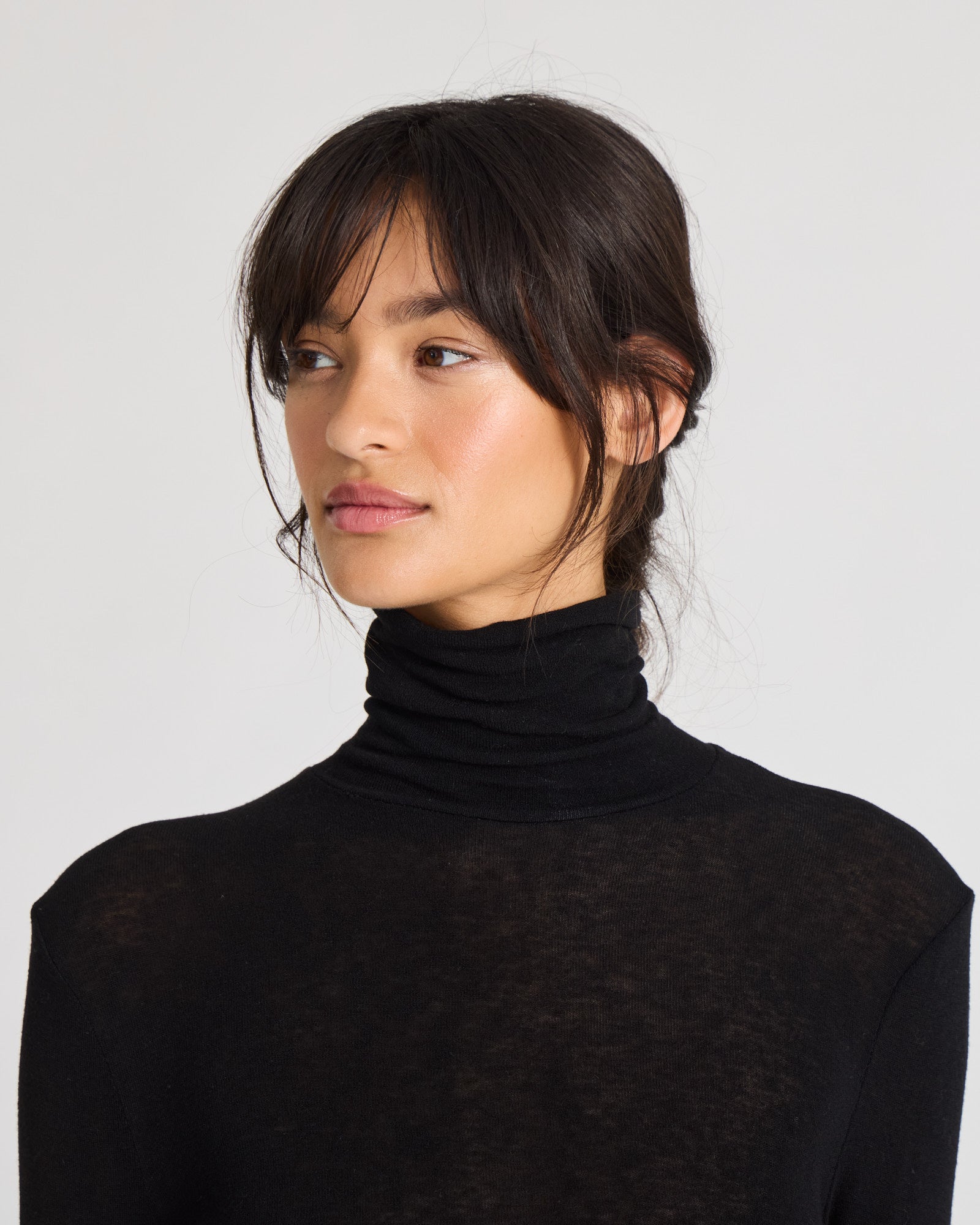 GAI+LISVA Anna Wool Turtleneck Tops & T-shirts 650 Black