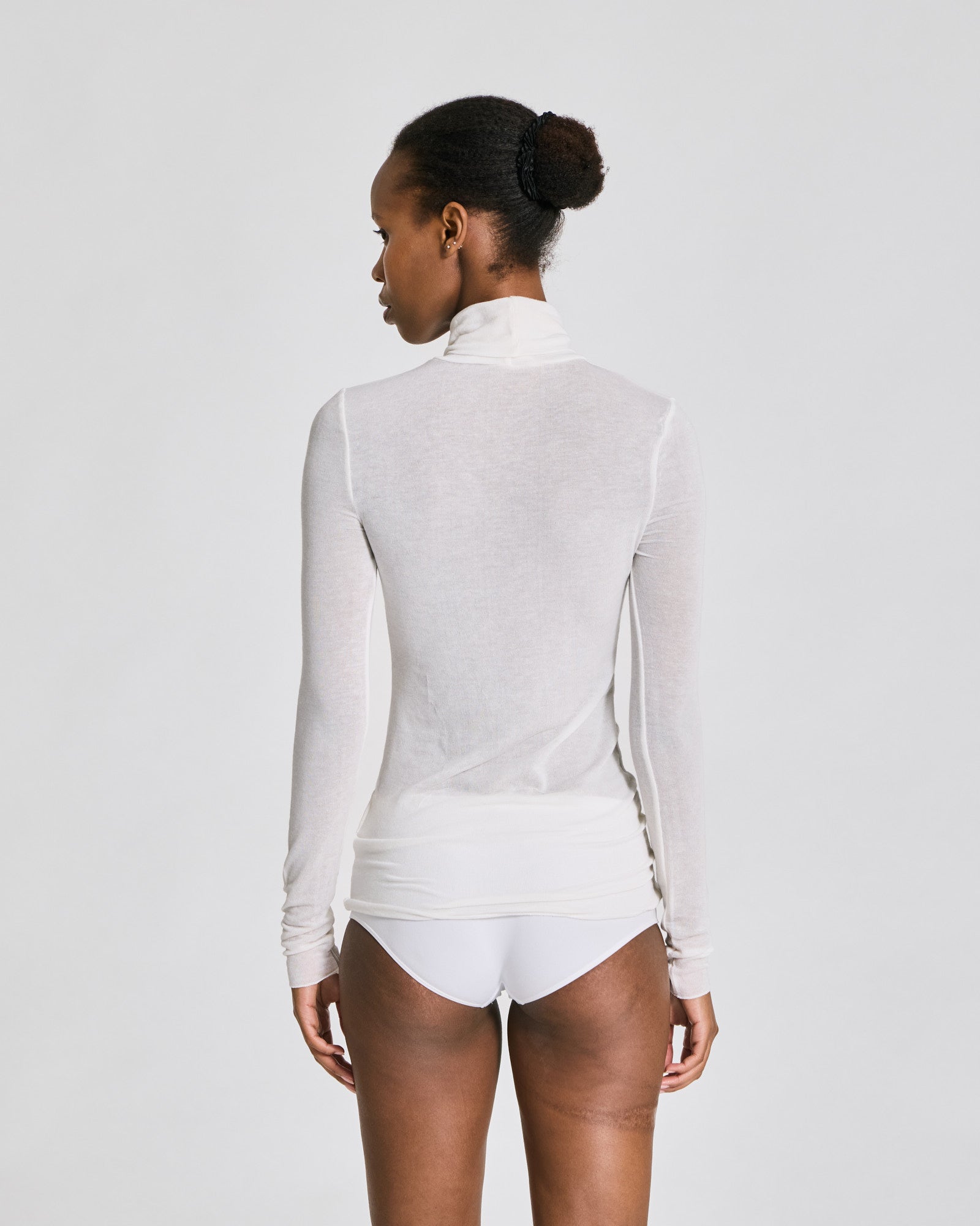 GAI+LISVA Anna Wool Turtleneck Tops & T-shirts 100 White