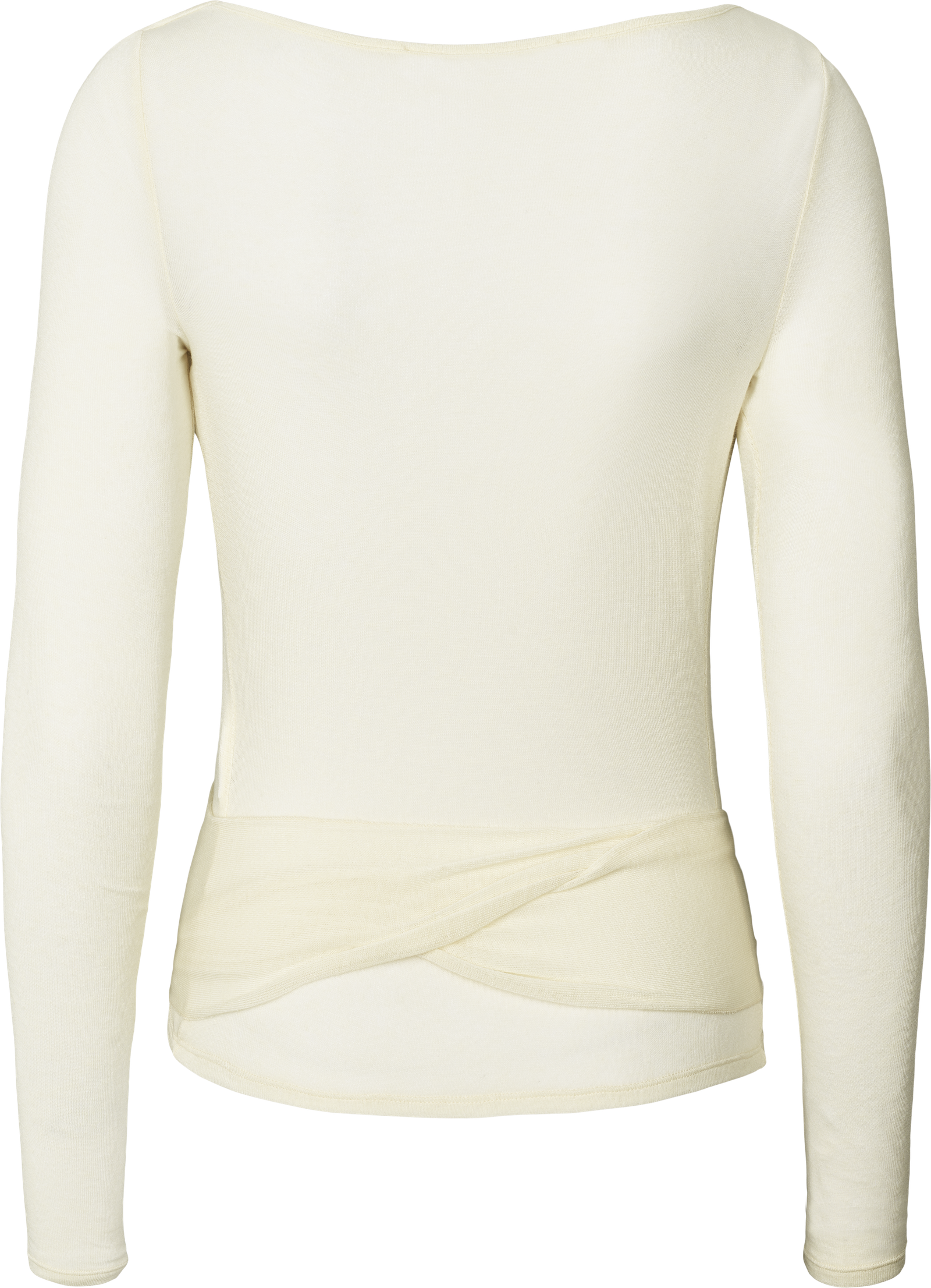 GAI+LISVA Anne Wool Wrap Top Tops & T-shirts 150 Off White