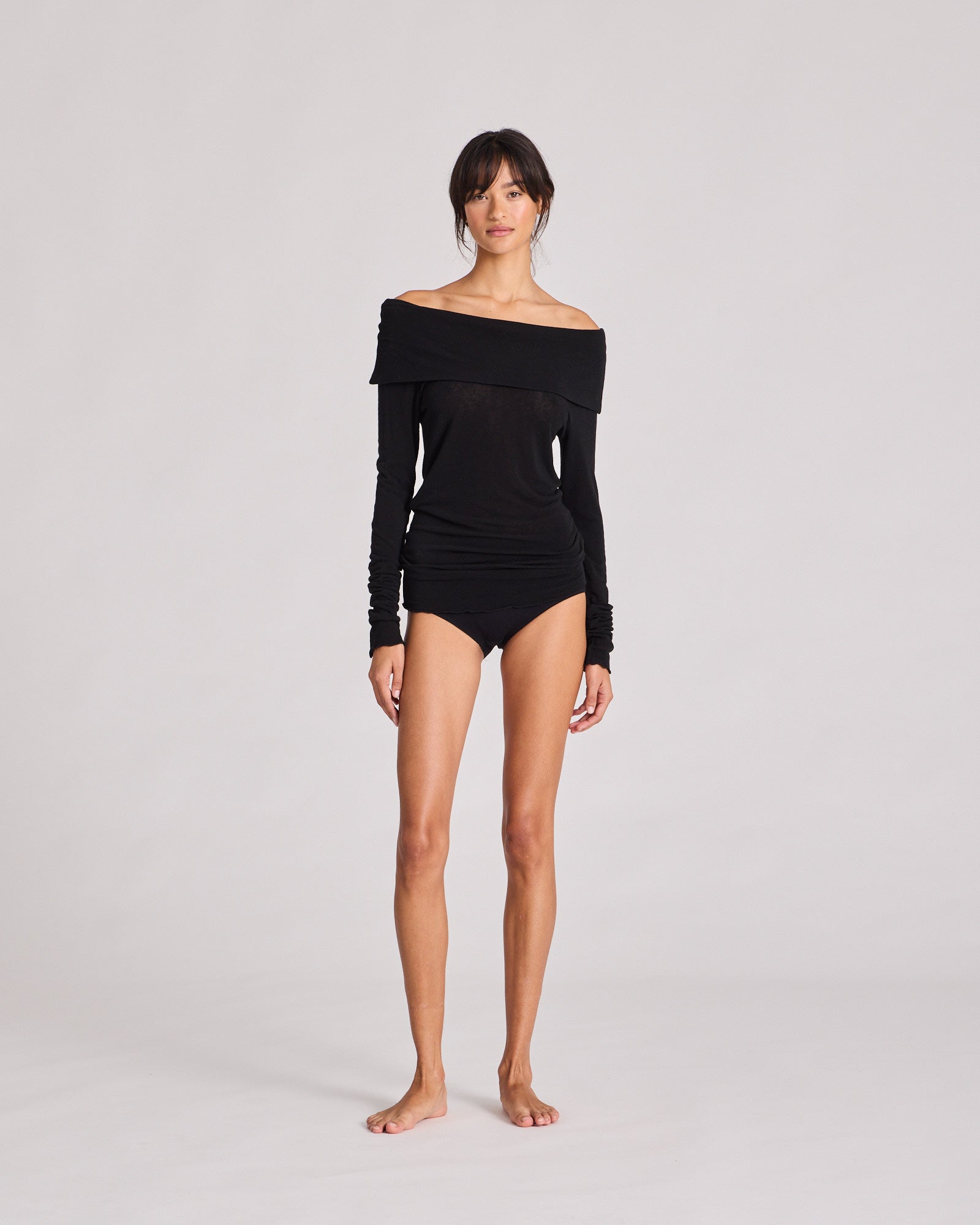 GAI+LISVA Asha Wool Top Tops & T-shirts 650 Black