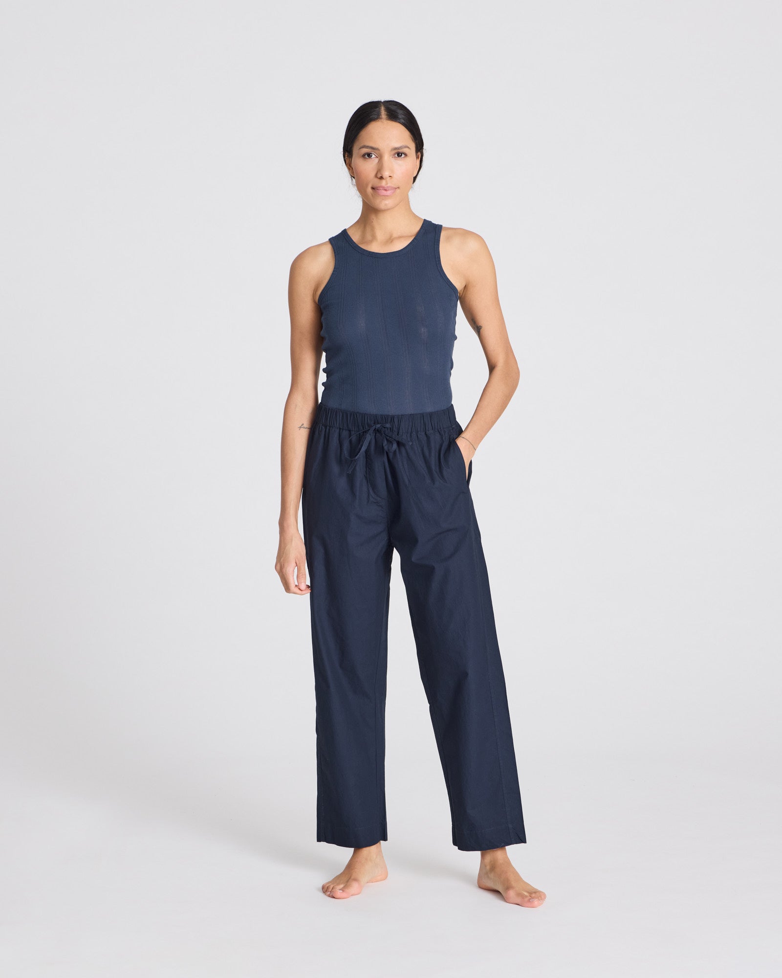 GAI+LISVA Astrid Pant Poplin Trousers & Shorts 181 Midnight Blue