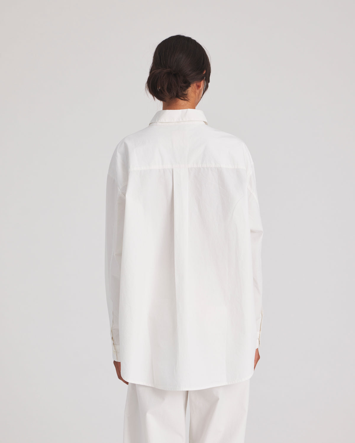 GAI+LISVA Astrid Shirt Poplin Gots 243975 Shirts & Blouses 124 Whisper White