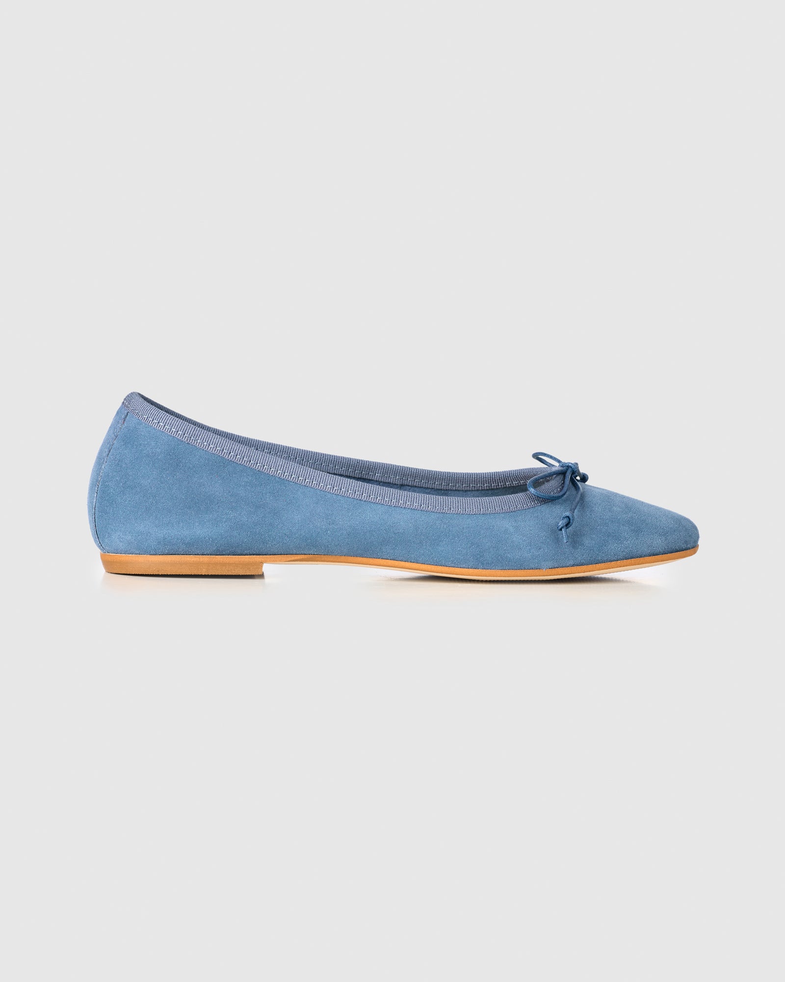 GAI+LISVA Ballerina Accessories Suede Denim Blue
