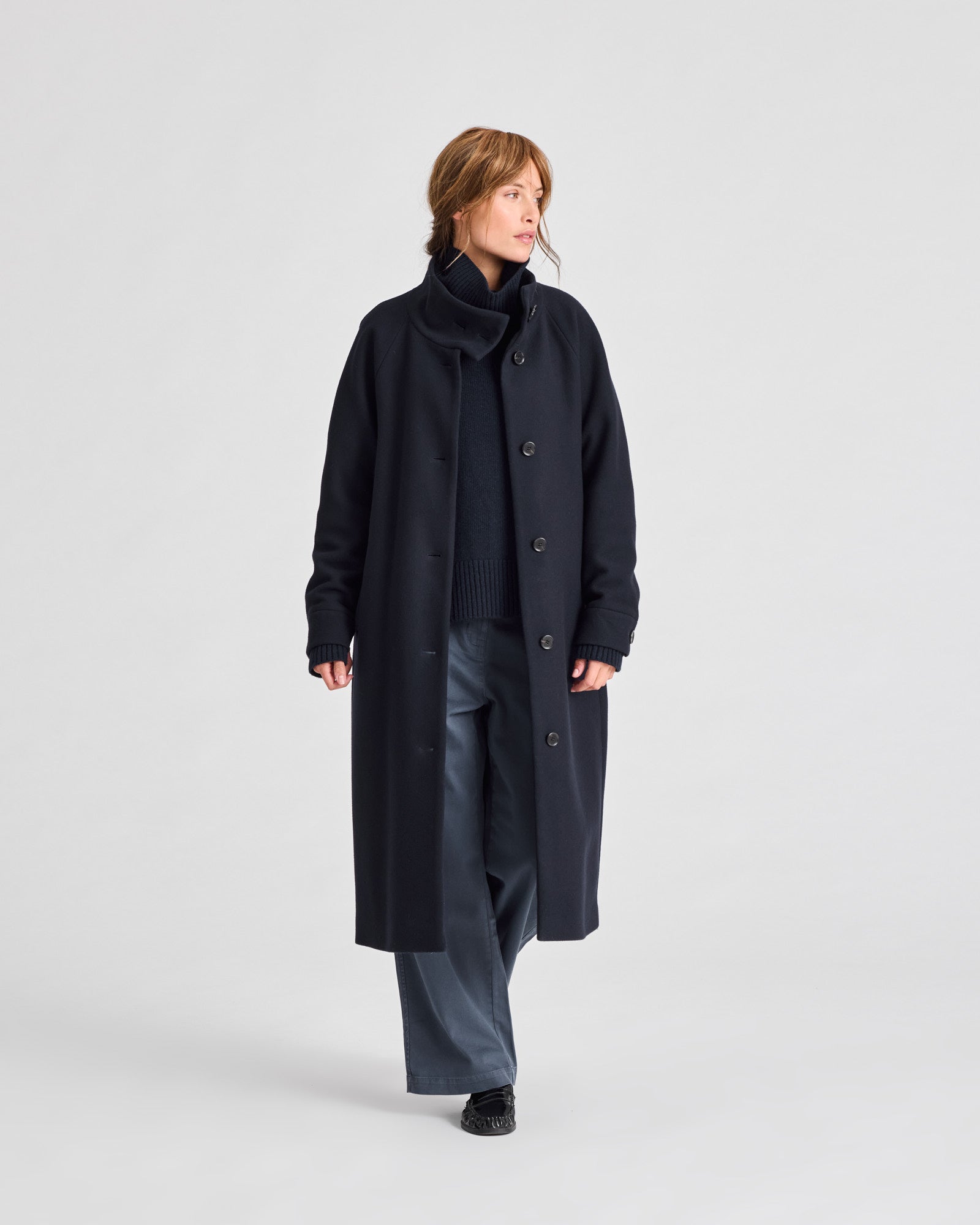 GAI+LISVA Benedikte Coat Outerwear 181 Midnight Blue