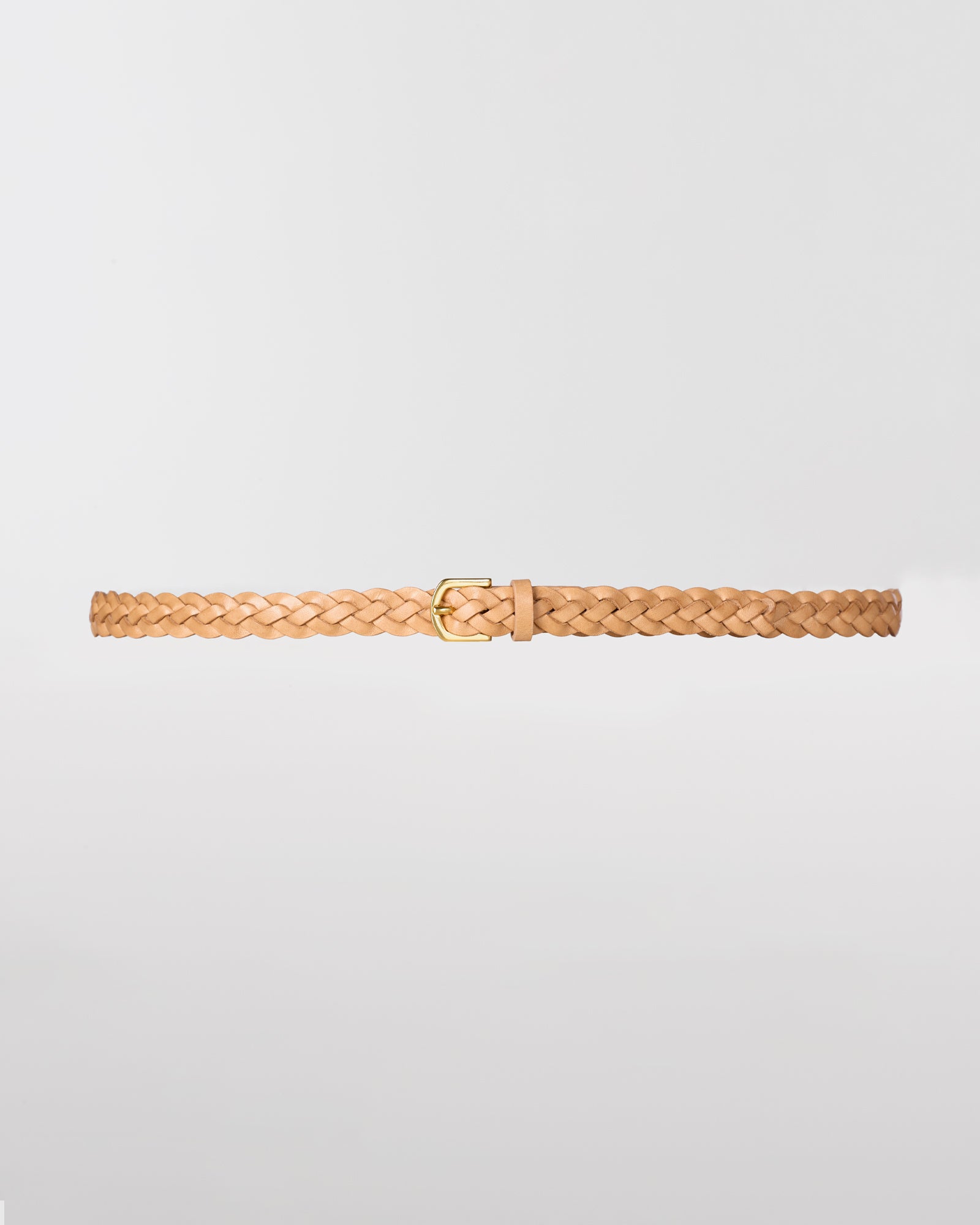 GAI+LISVA Braided Leather Belt Accessories 967 Natural