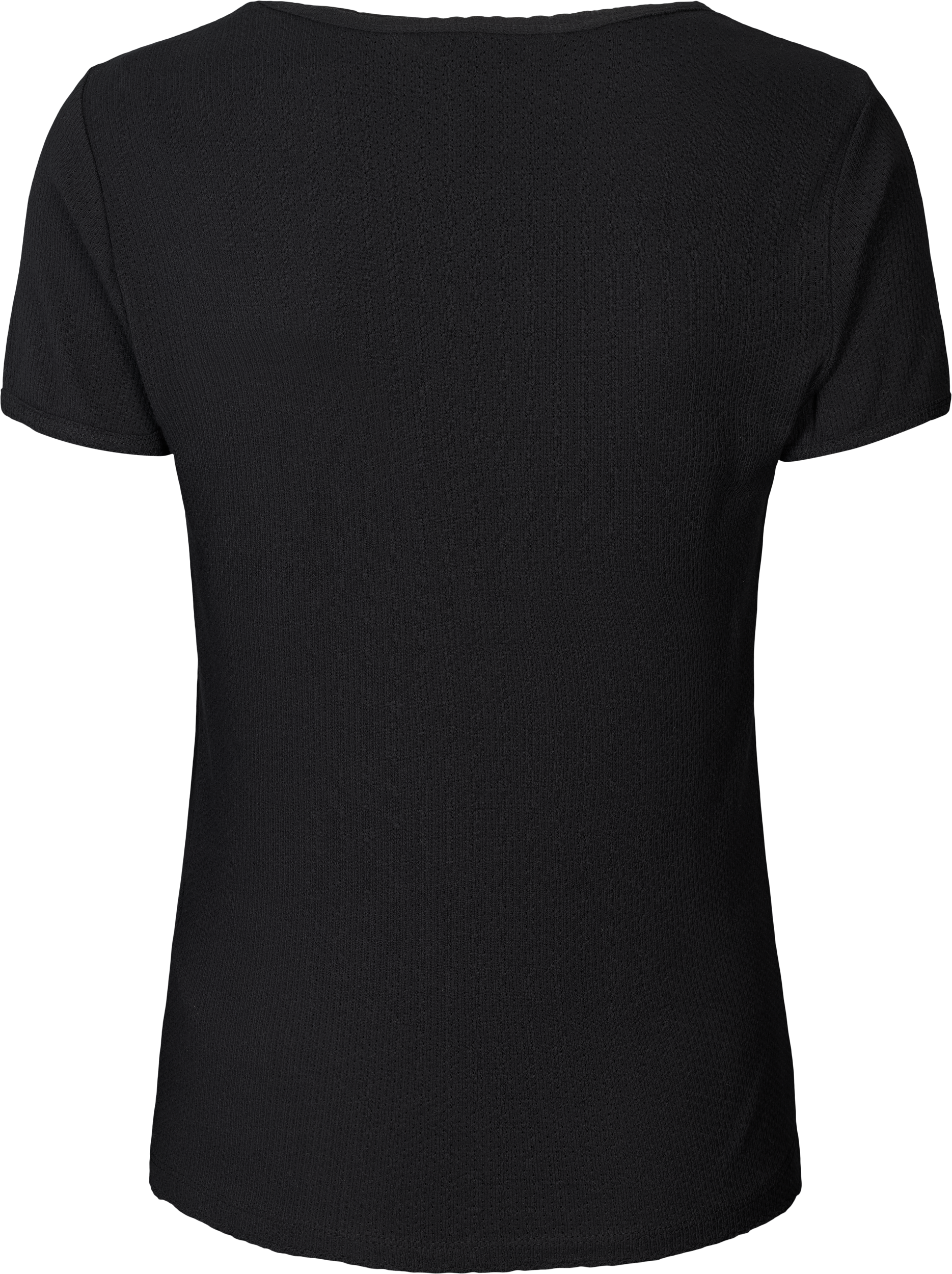 GAI+LISVA Chrisstine Short Sleeve Cotton Top Top 650 Black