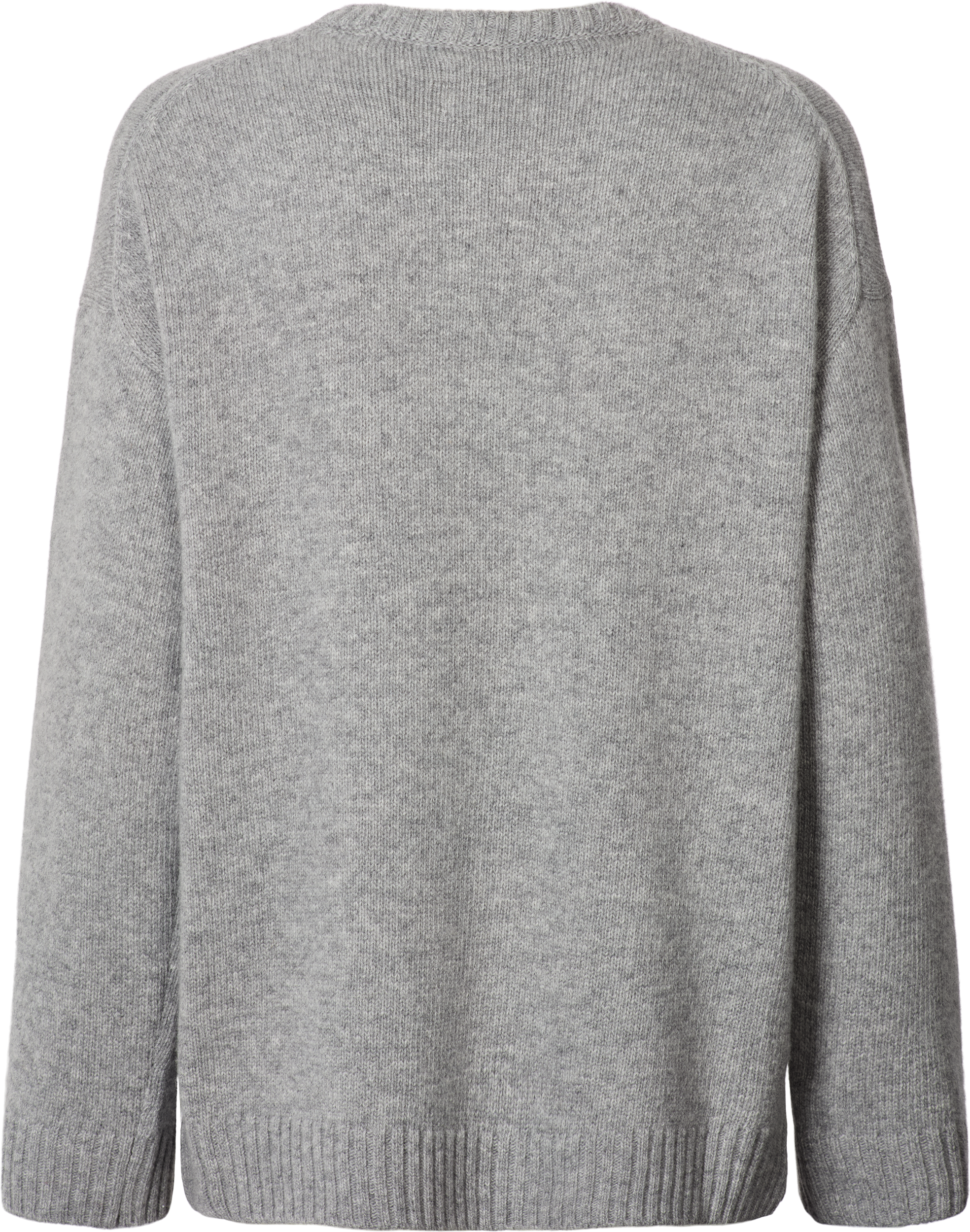 GAI+LISVA Emely Lambswool Knit GOTS Lambswool l Knitwear 602 Grey Melange