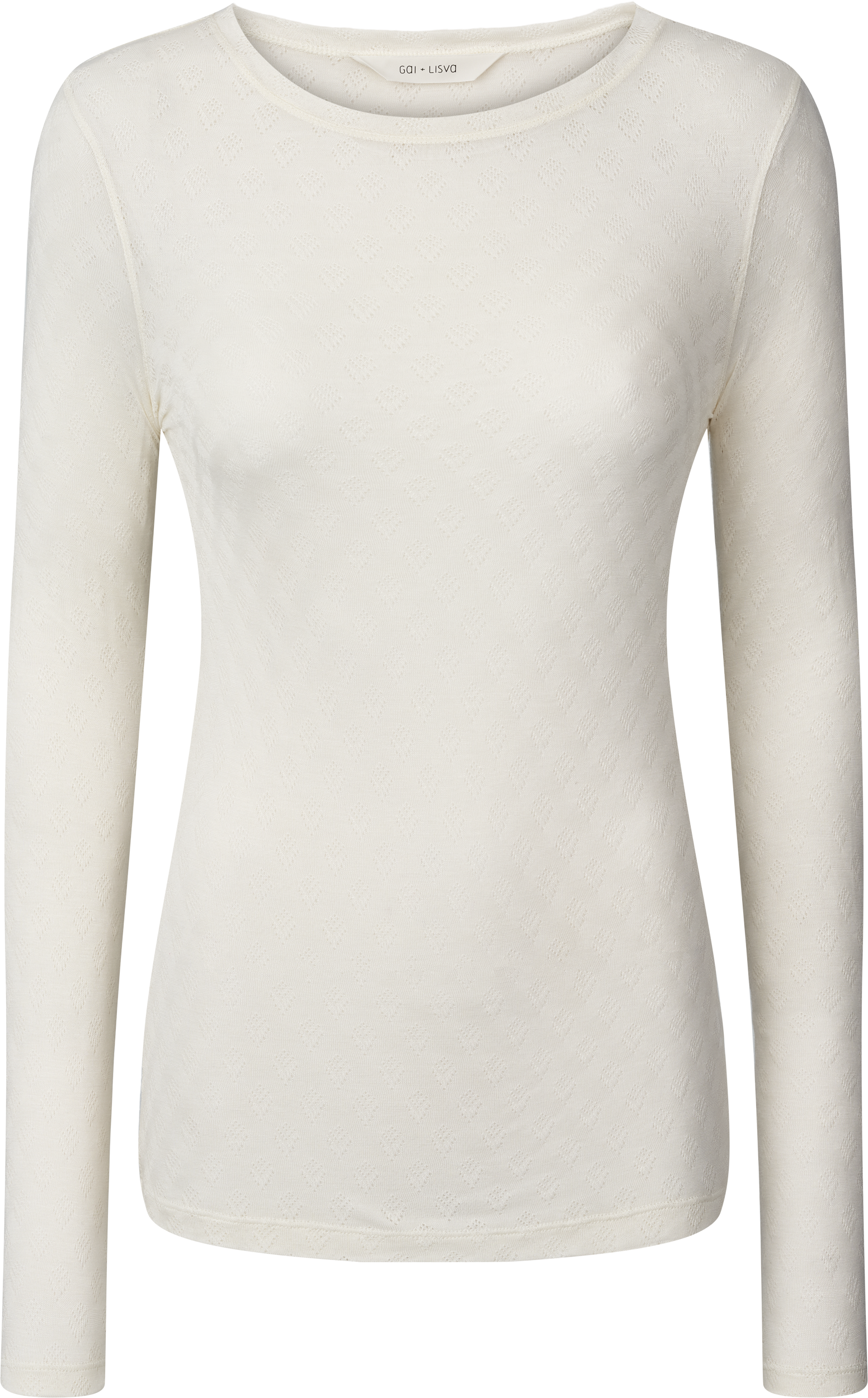 GAI+LISVA Fermi Silk Top Tops & T-shirts 150 Off White