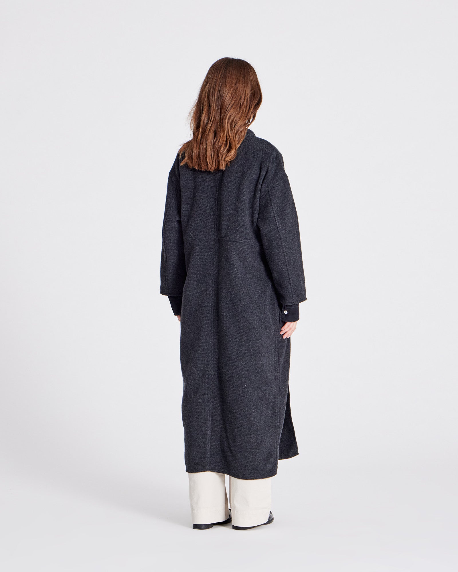 GAI+LISVA Flora Coat Outerwear 605 Dark Grey Melangè