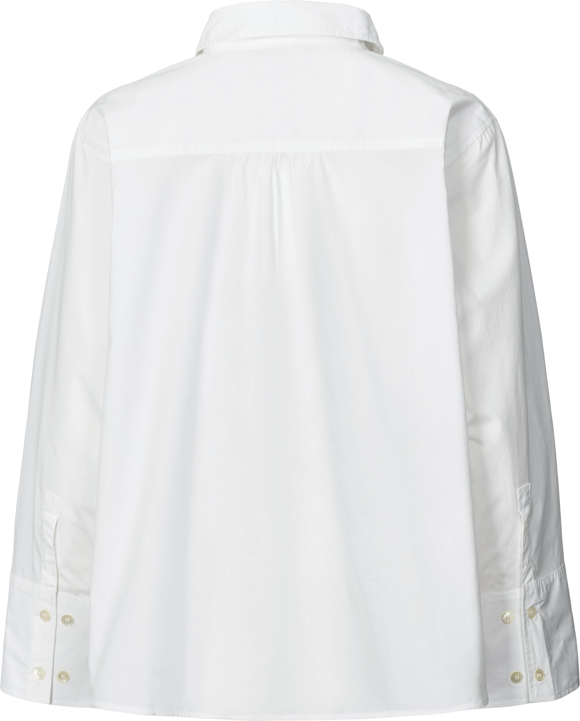 GAI+LISVA Flora Shirt Poplin Gots 243975 Shirts & Blouses 100 White