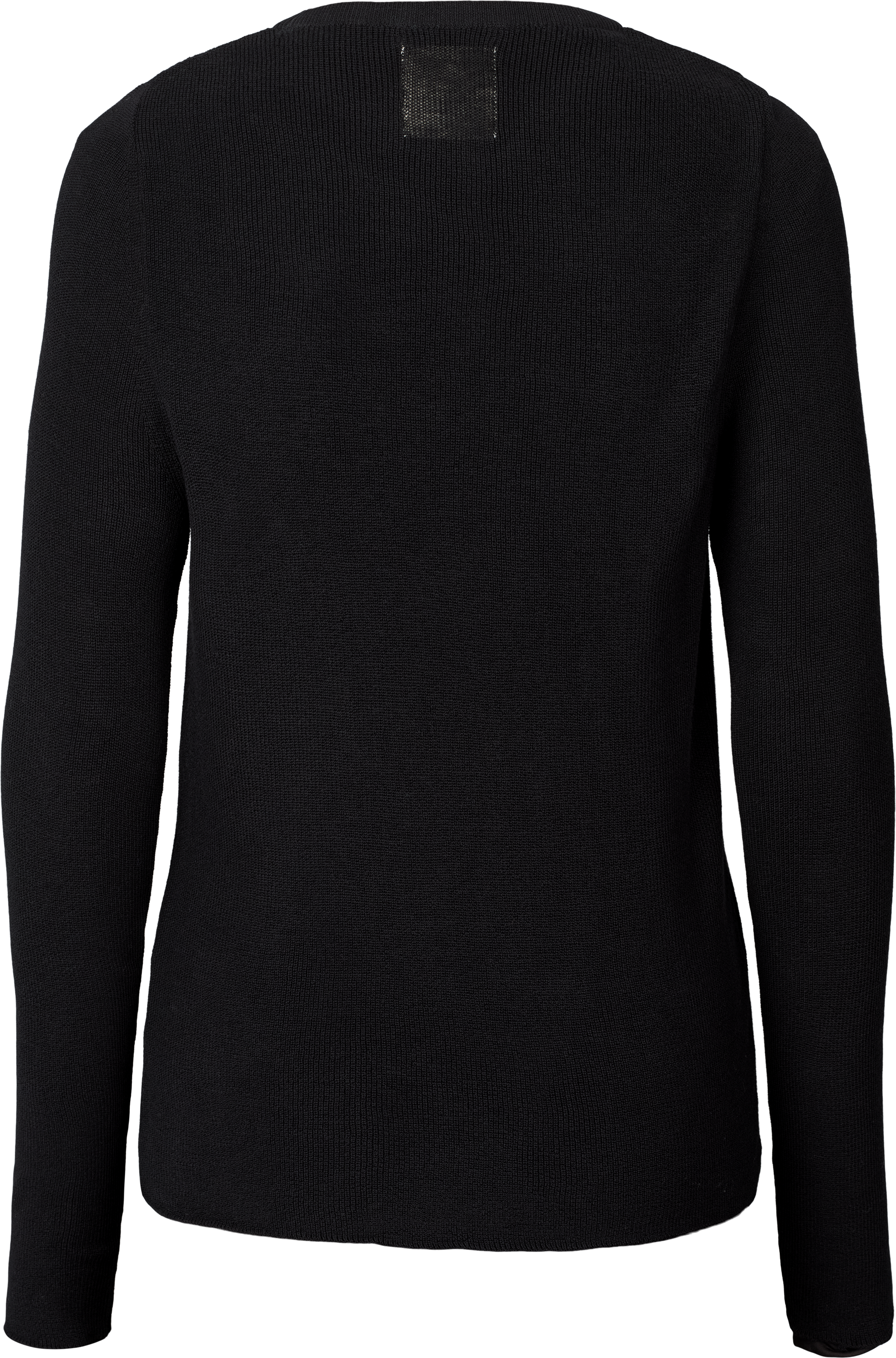 GAI+LISVA Freja L/S Cotton Rib Top GOTS Cotton l Knitwear 650 Black