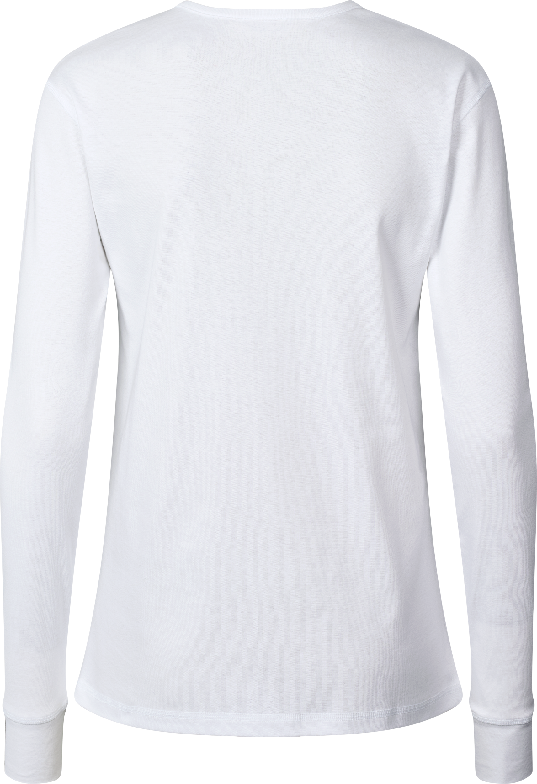 GAI+LISVA Ida Cotton 1x1 RIB Henley Tee GOTS 243975 Tops & T-shirts 100 White