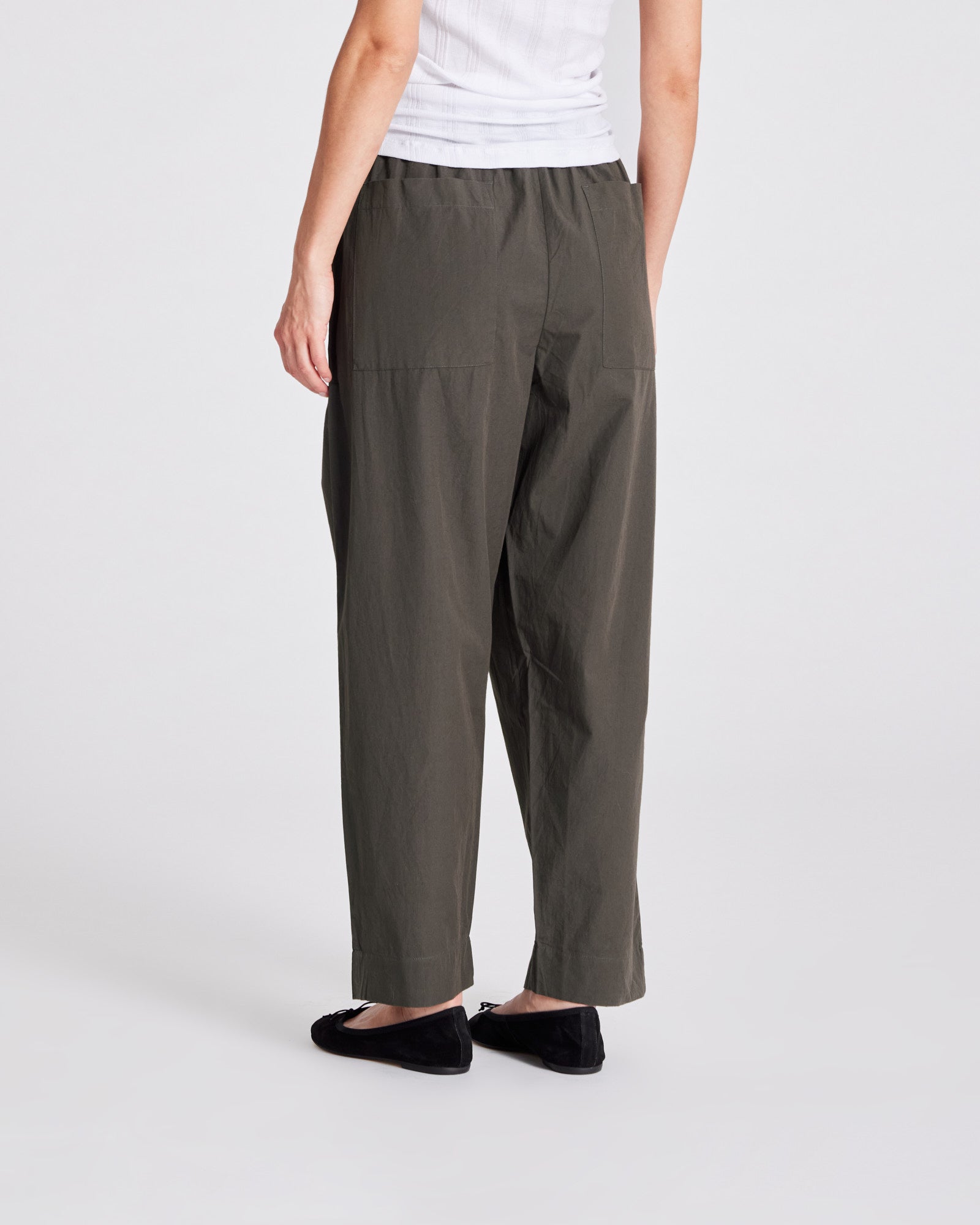 GAI+LISVA Jasmin Poplin Pants GOTS Trousers & Shorts 191 Beluga