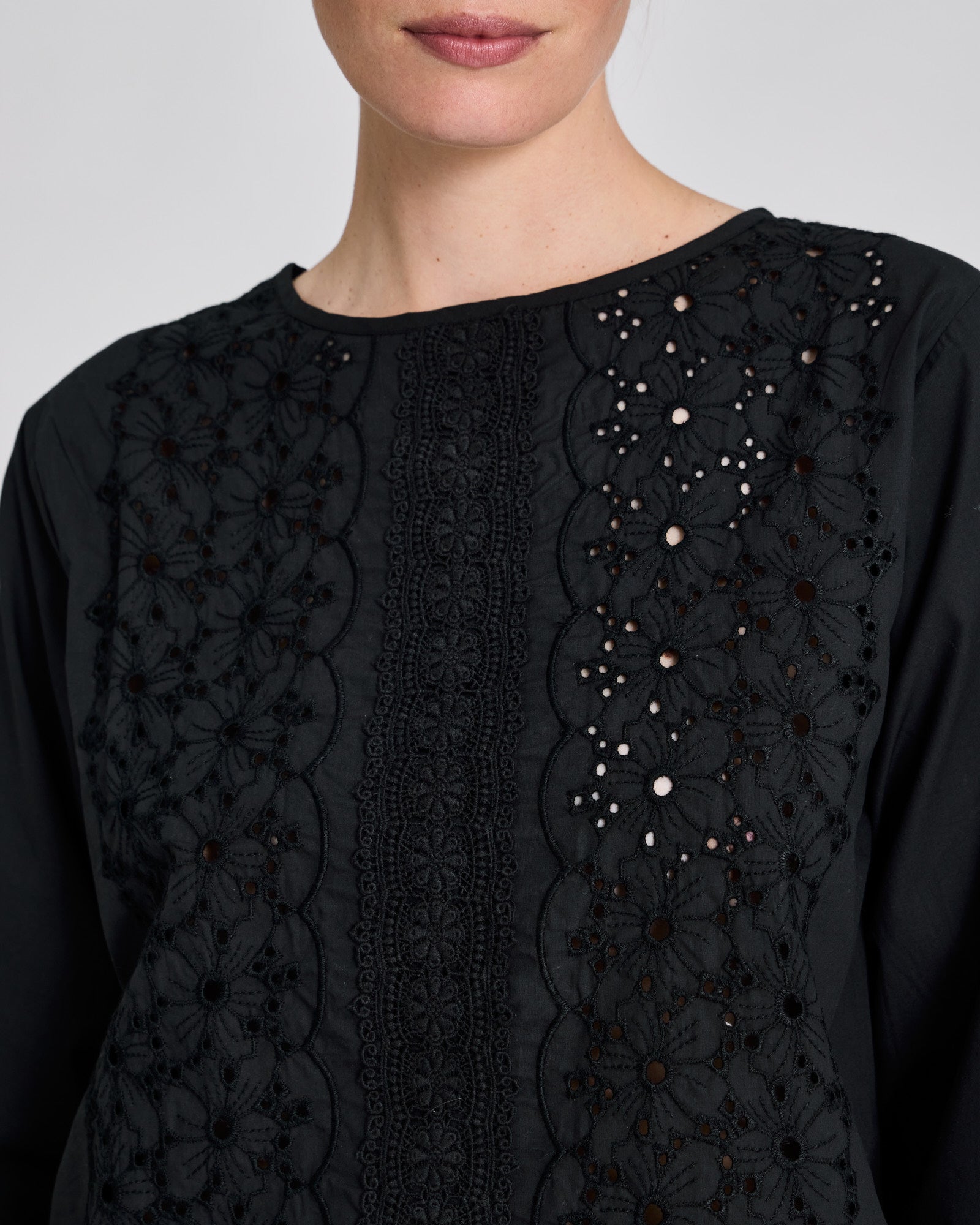 GAI+LISVA Louisa L/S Cotton Poplin Shirt Shirts & Blouses 650 Black