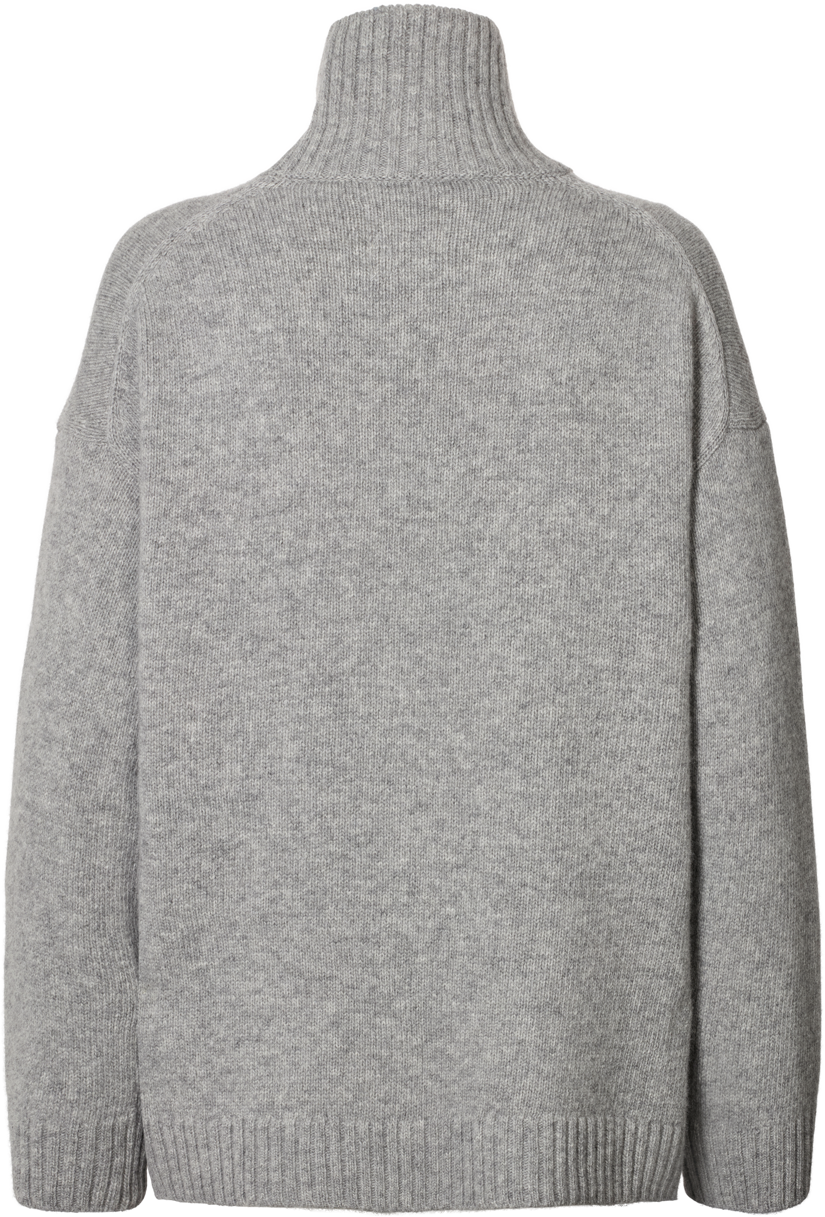 GAI+LISVA Mandie Lambswool Knit GOTS Lambswool l Knitwear 602 Grey Melange