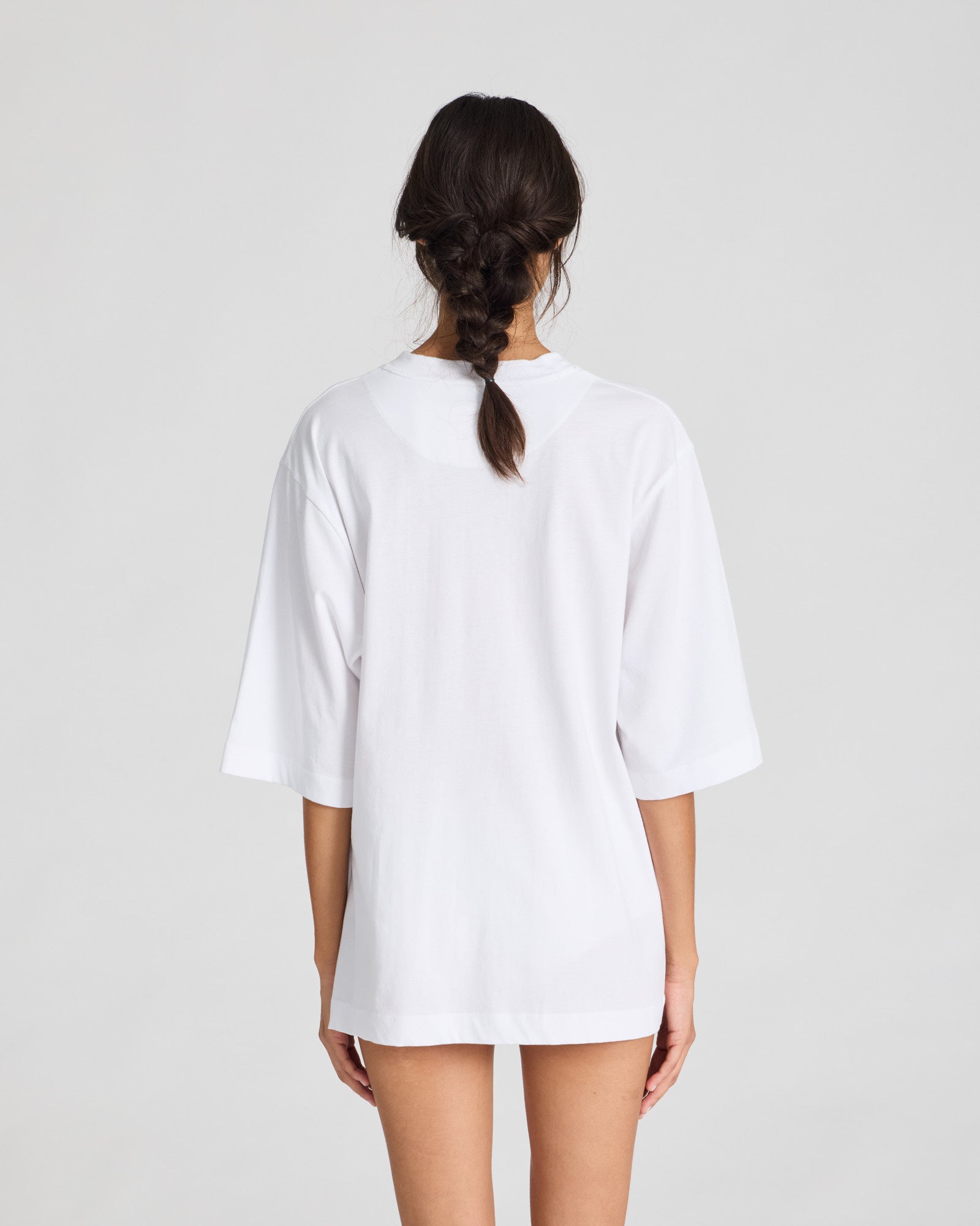 GAI+LISVA Maya Oversize Tee GOTS 243975 Tops & T-shirts 100 White