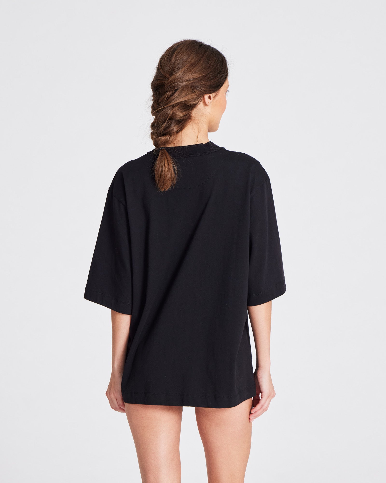 GAI+LISVA Maya Oversize Tee GOTS 243975 Tops & T-shirts 650 Black