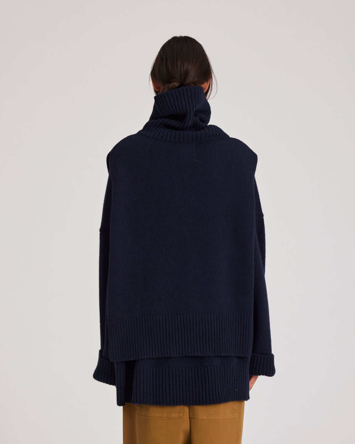 GAI+LISVA Michelle Neck Piece Lambswool l Knitwear 181 Midnight Blue