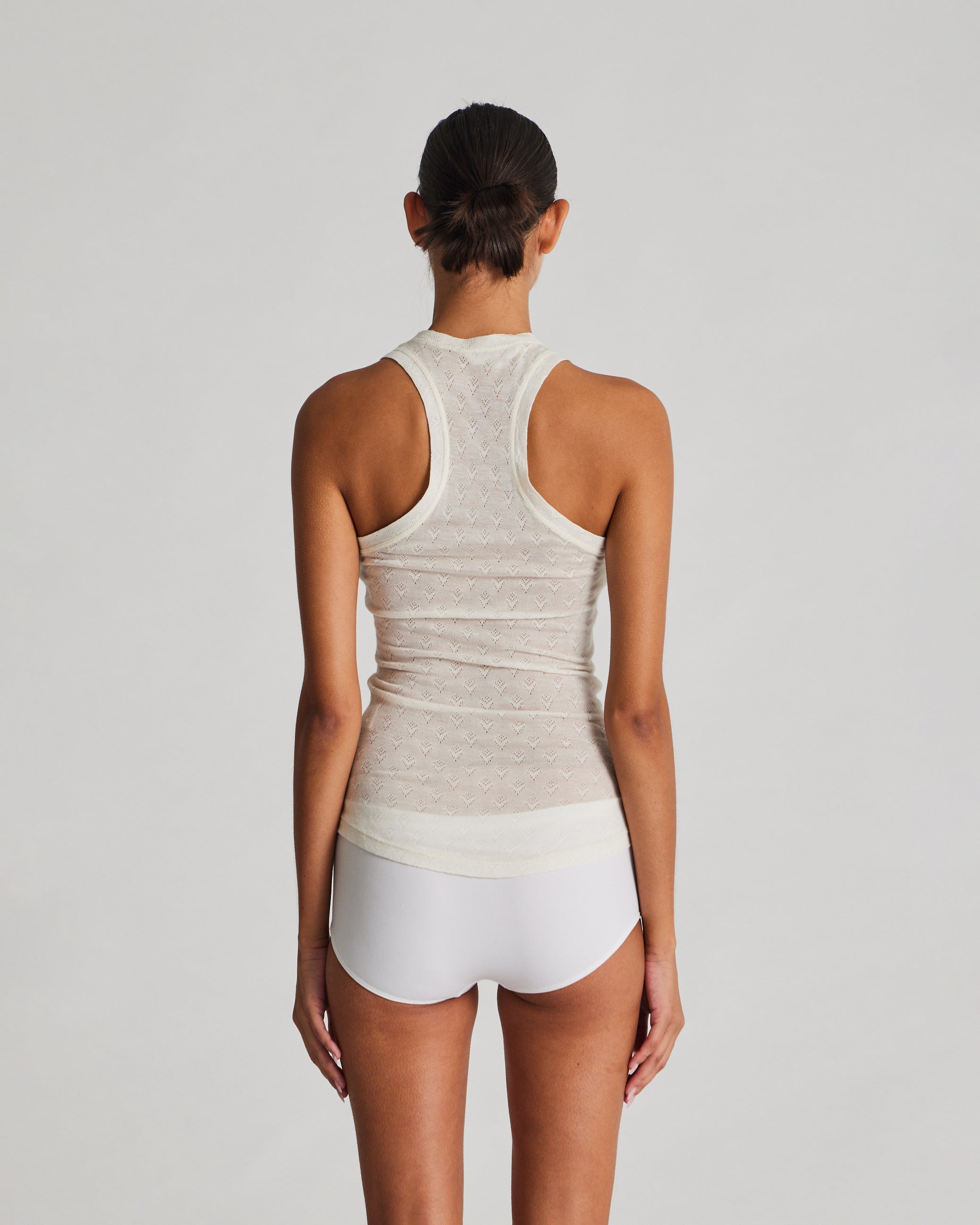 GAI+LISVA Nellie Silk Top Tops & T-shirts 150 Off White