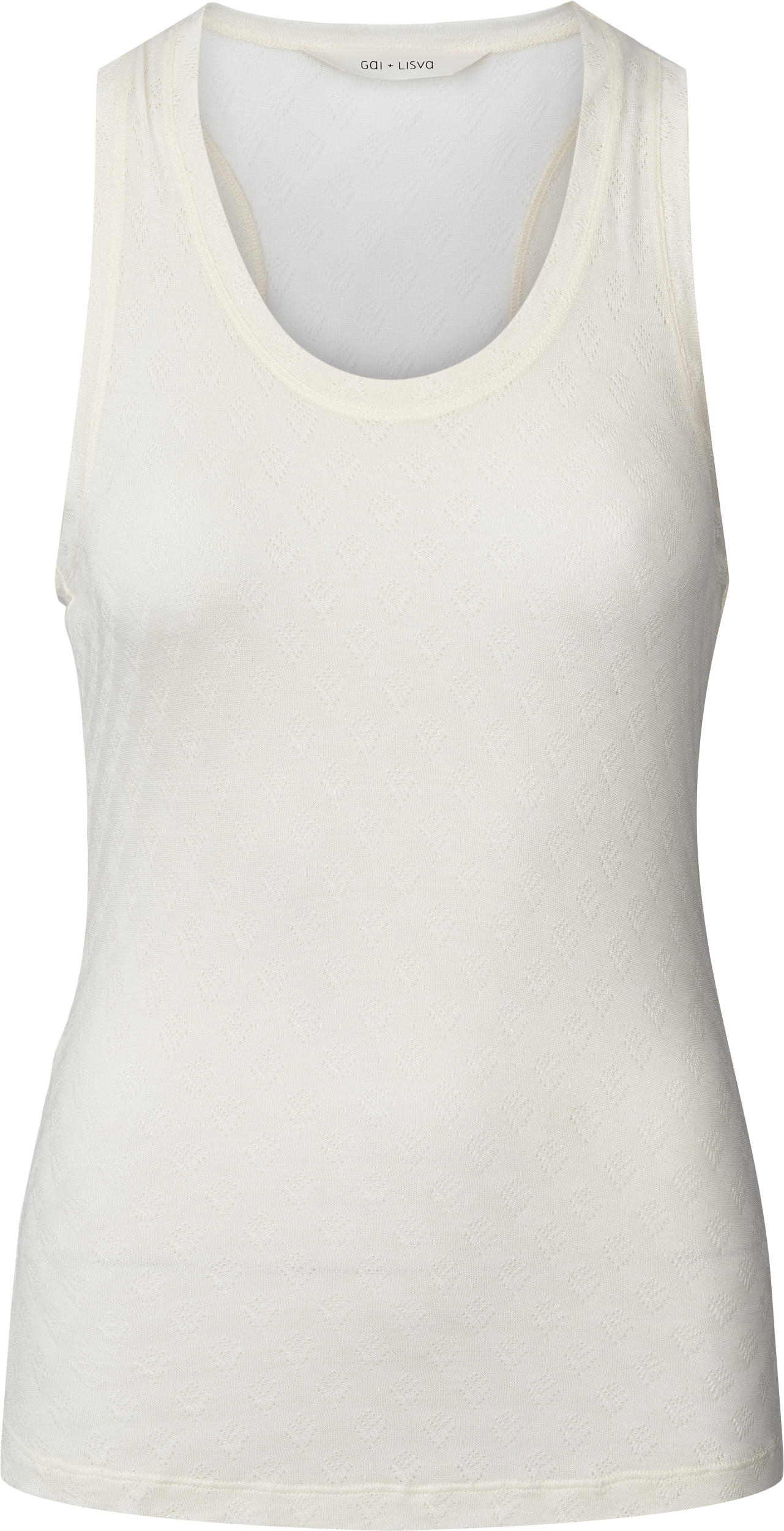 GAI+LISVA Nellie Silk Top Tops & T-shirts 150 Off White