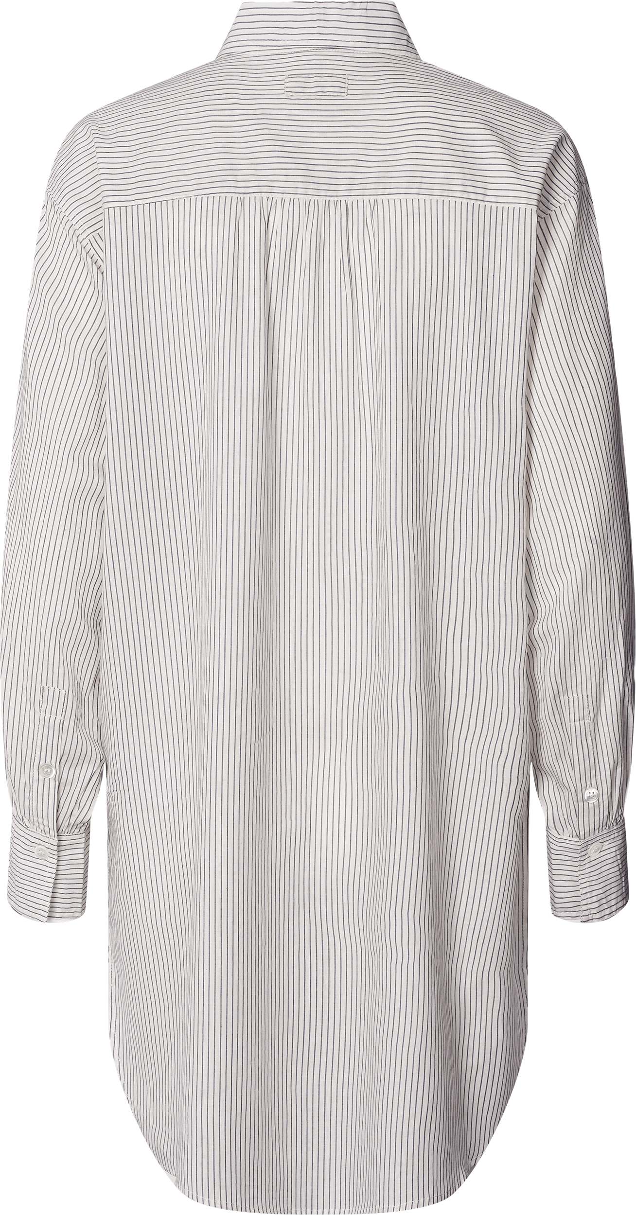 GAI+LISVA Rosa Shirt Cotton Poplin Shirts & Blouses 470 Denim Blue Stripe