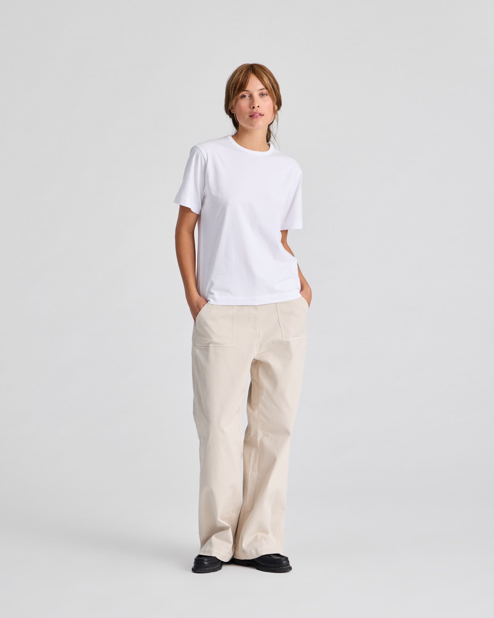 GAI+LISVA Sally Tee Tops & T-shirts 100 White