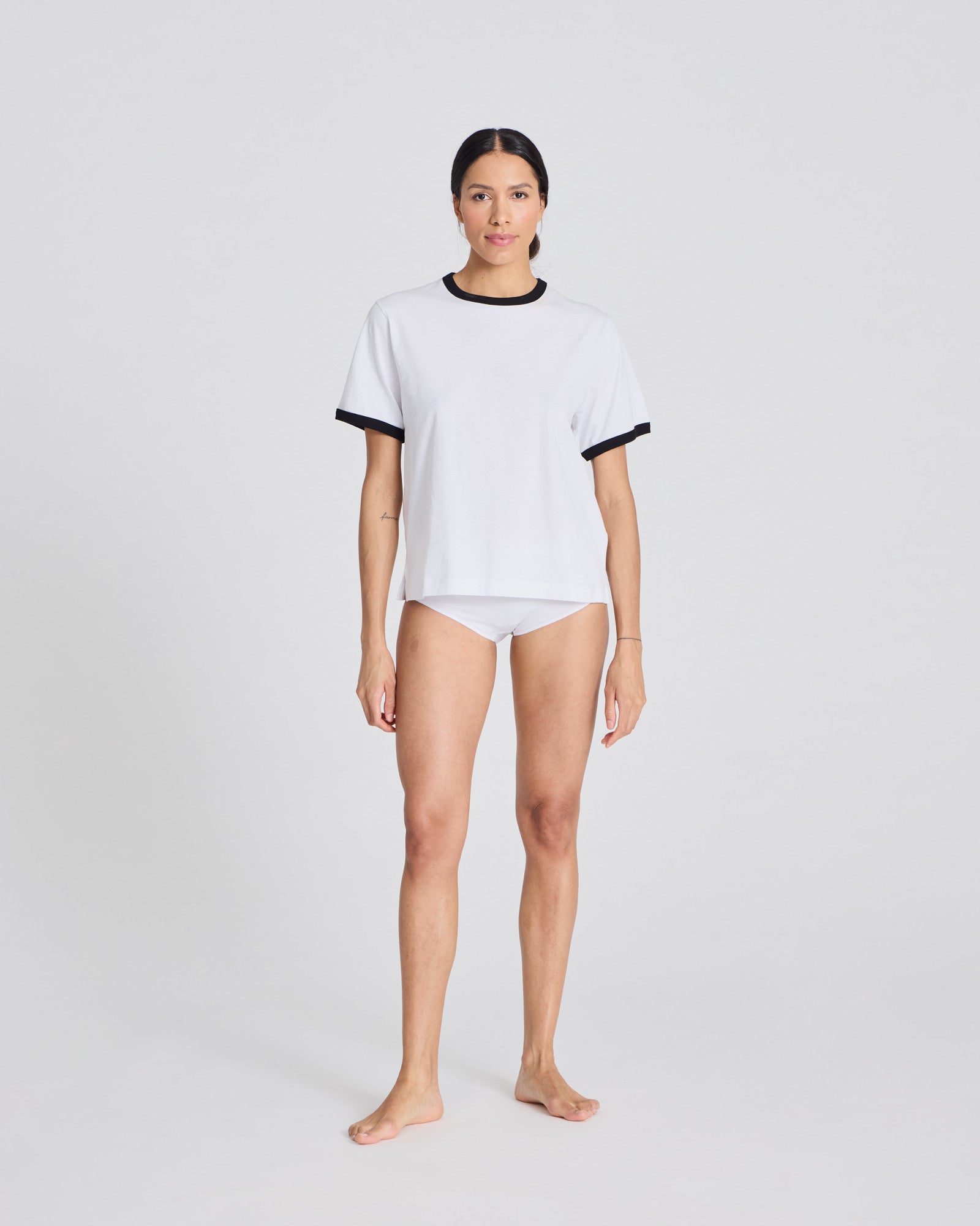 GAI+LISVA Sandy S/S Cotton Single Jersey Tee GOTS Tops & T-shirts 100 White