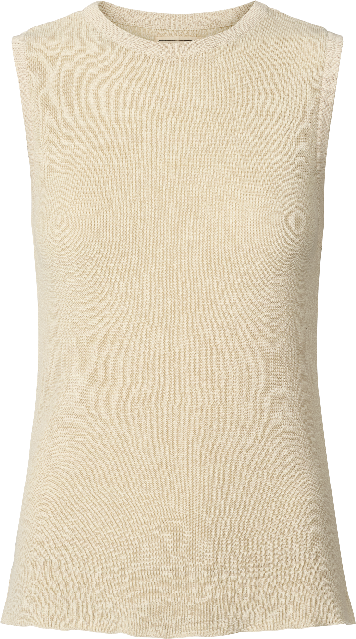 GAI+LISVA Sofie Knit Tank GOTS 243975 Cotton l Knitwear 151 Ecru