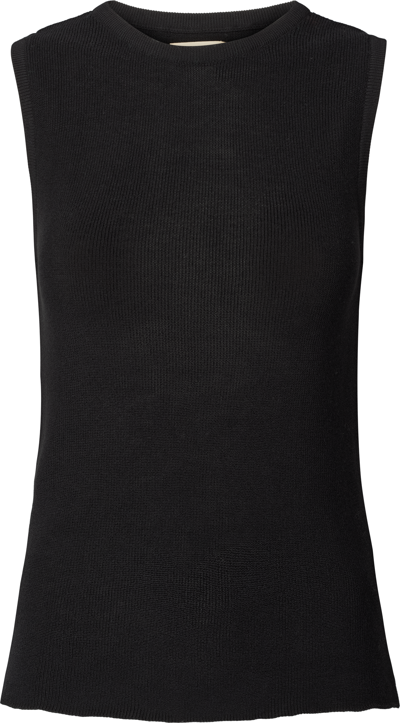 GAI+LISVA Sofie Knit Tank GOTS 243975 Cotton l Knitwear 650 Black