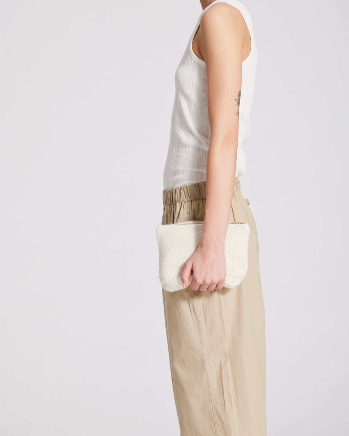 GAI+LISVA Stine Clutch Bag Accessories 150 Off White