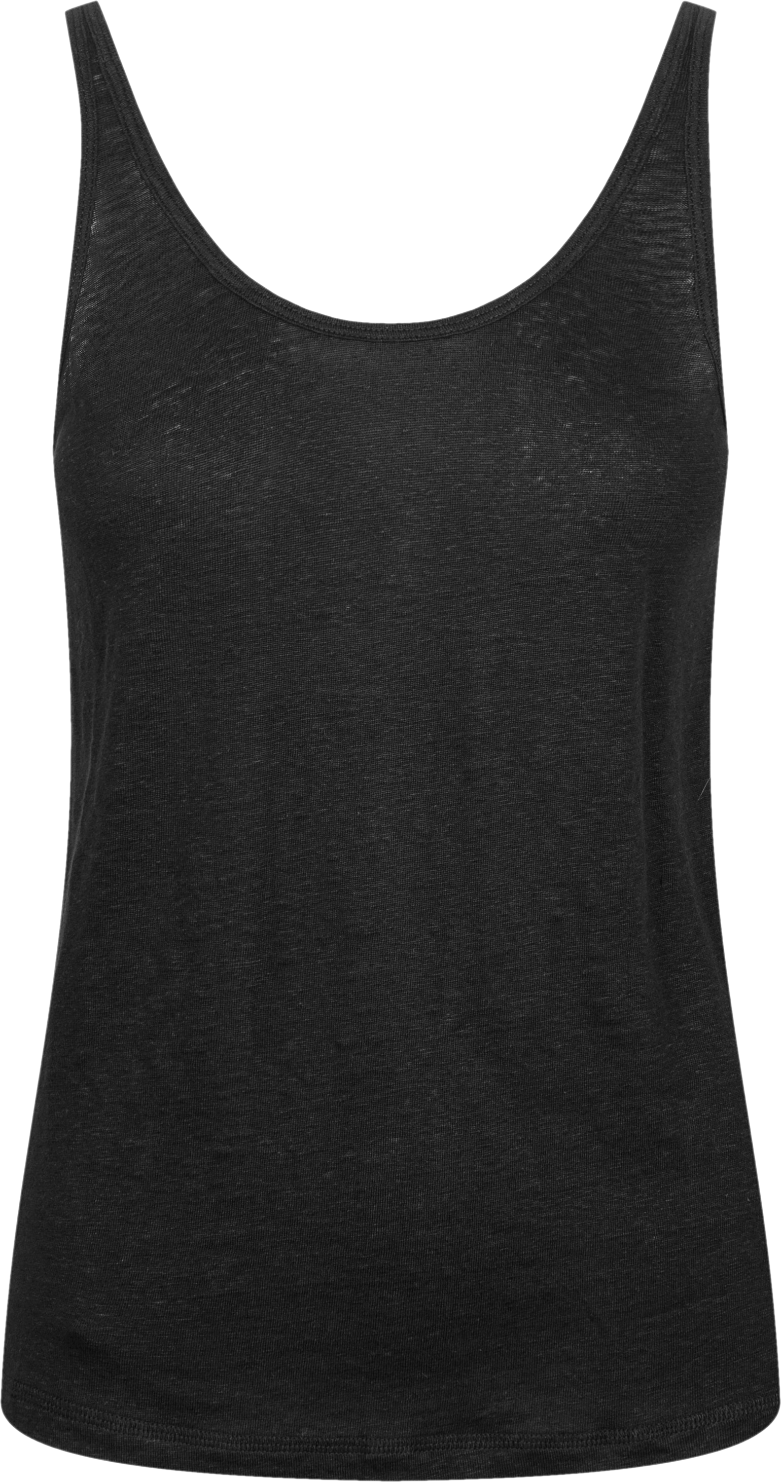 GAI+LISVA Synne Linen Top Tops & T-shirts 650 Black