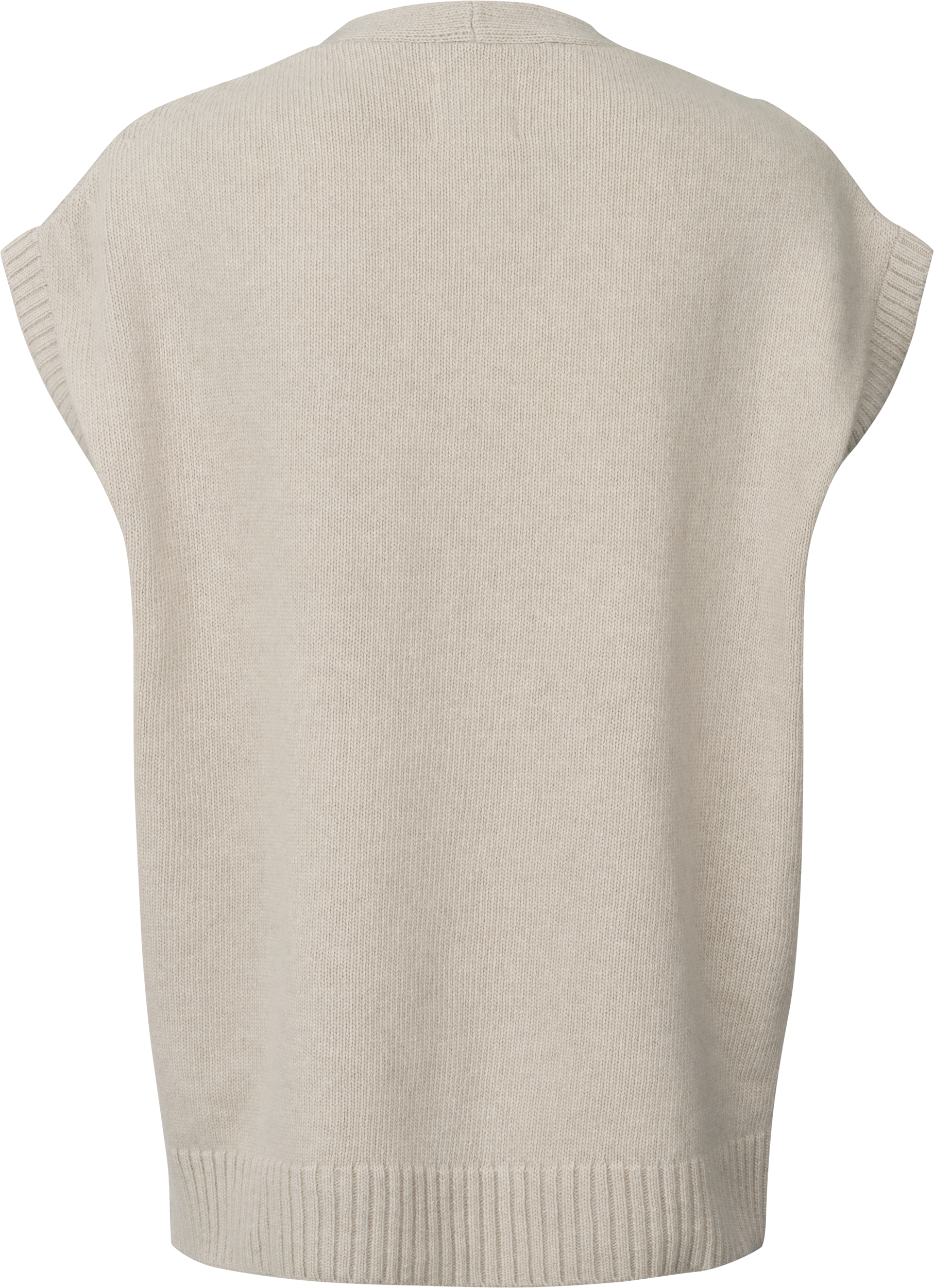 GAI+LISVA Thea Lambswool Vest GOTS 243975 Knit 826 Island Fossil