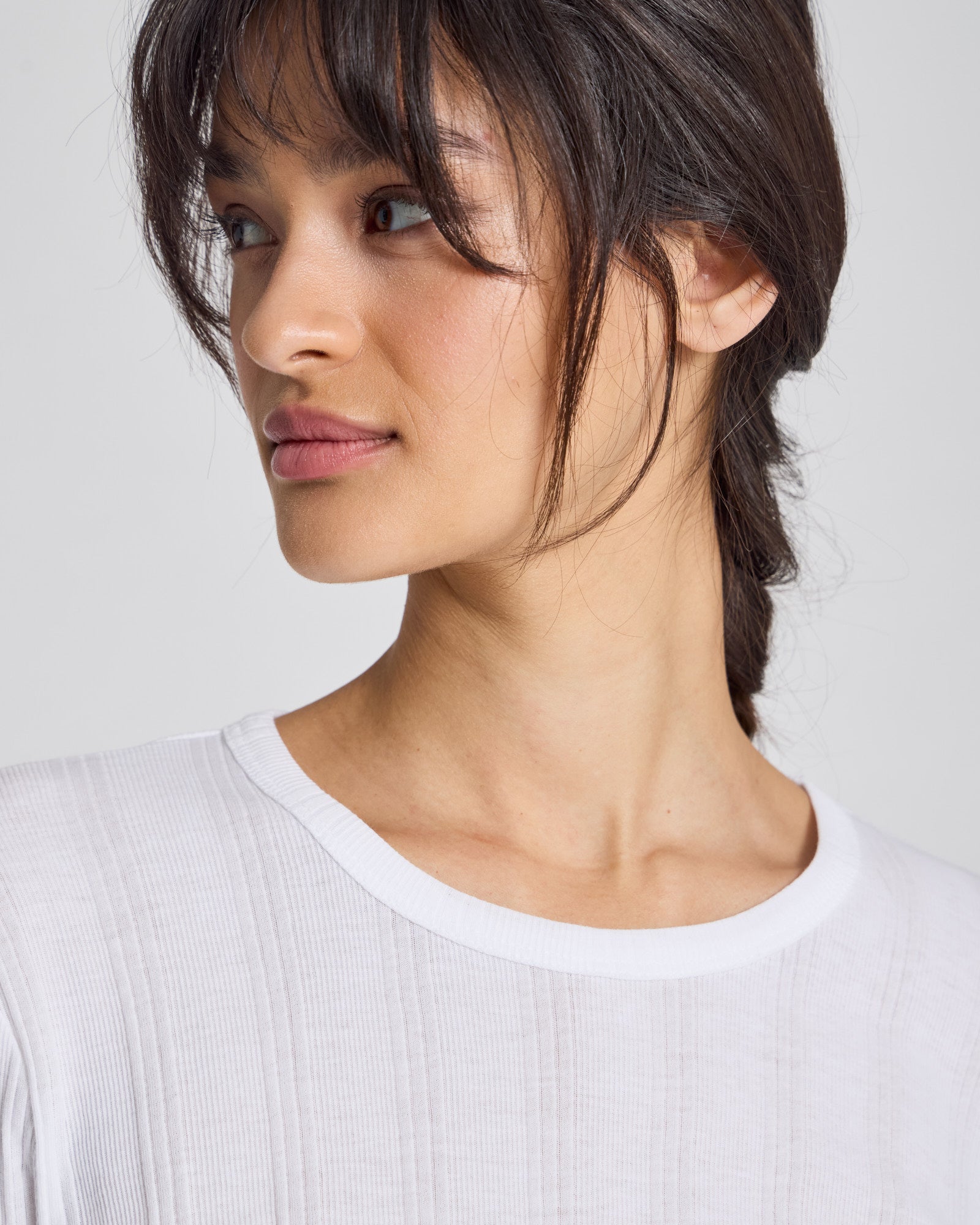 GAI+LISVA Thyra L/S Cotton Top Tops & T-shirts 100 White