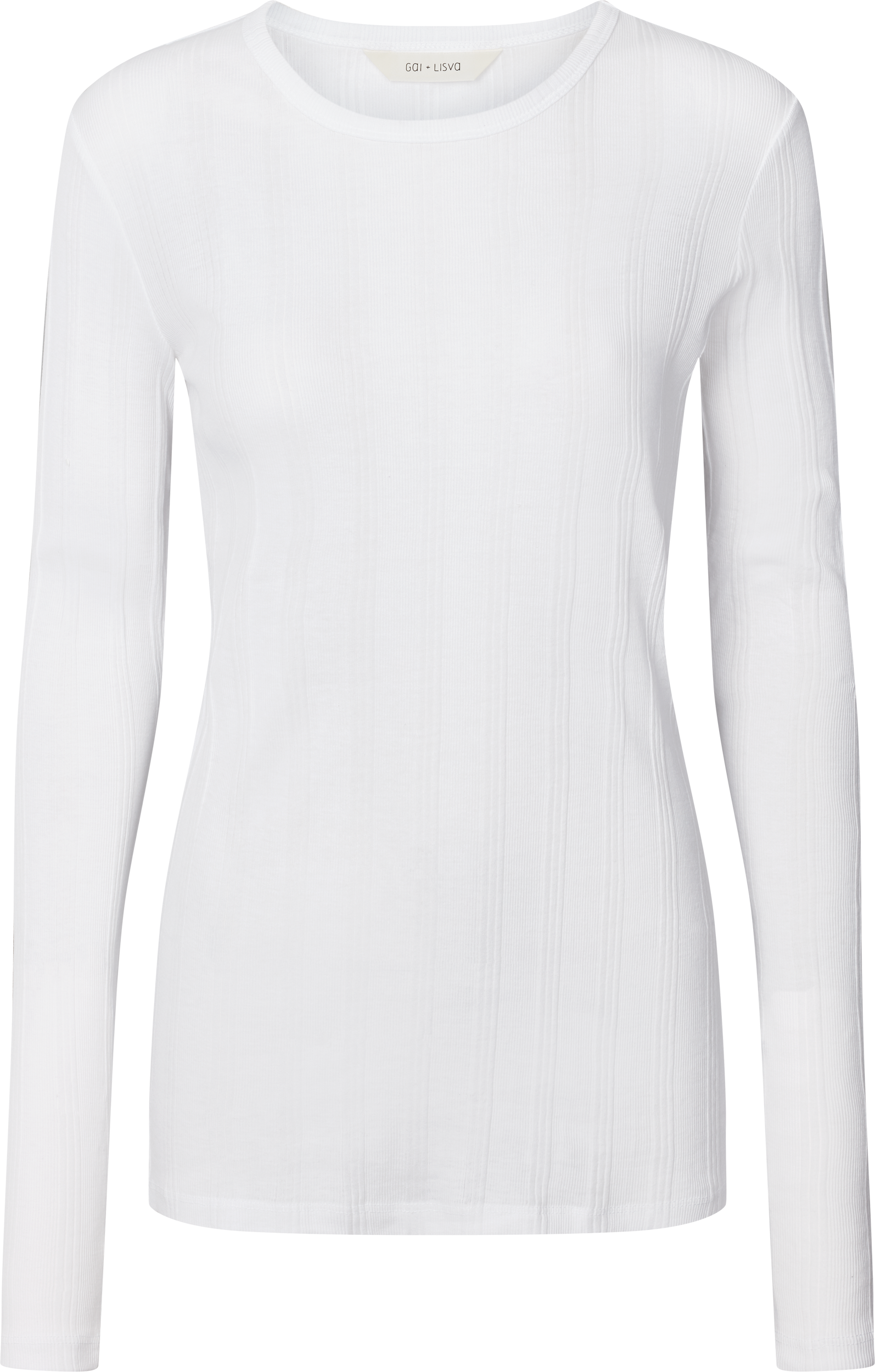 GAI+LISVA Thyra L/S Cotton Top Tops & T-shirts 100 White