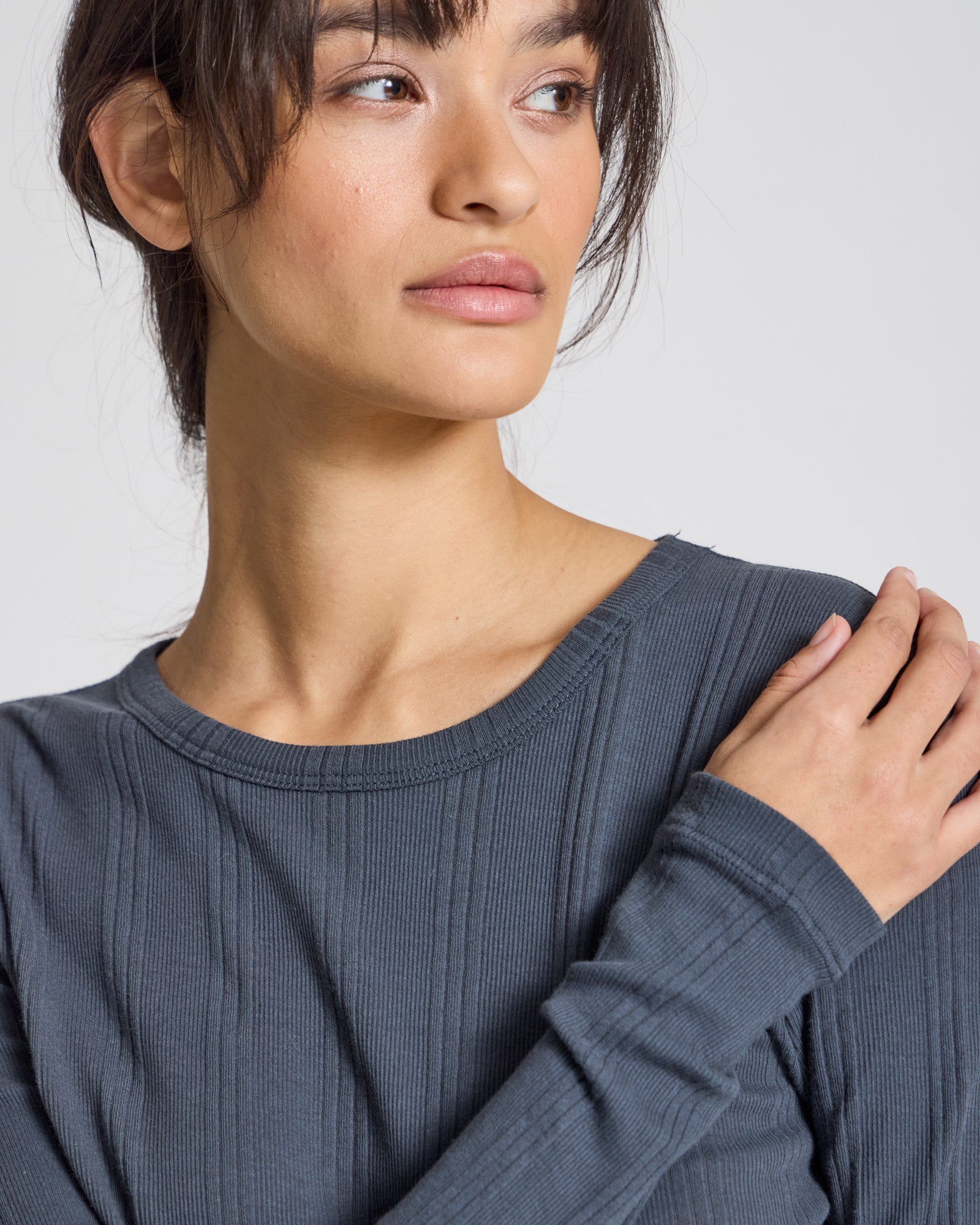 GAI+LISVA Thyra L/S Cotton Top Tops & T-shirts 224 After Midnight