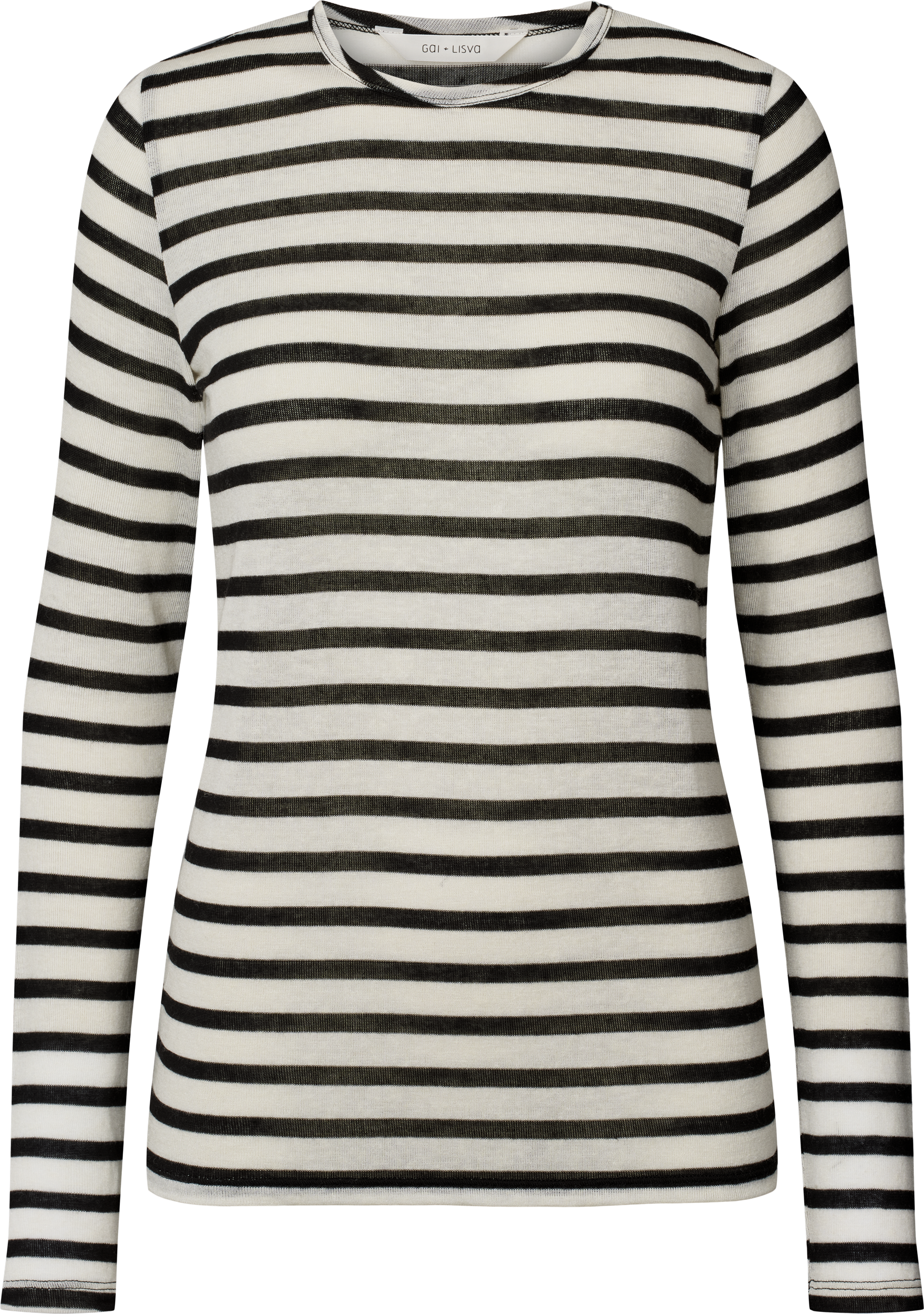 GAI+LISVA Thyra Sailor Wool Top Tops & T-shirts 962 Ecru / Black Sailor Stripe