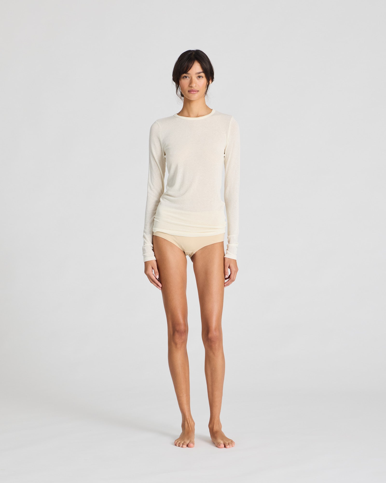 GAI+LISVA Thyra Wool Top Tops & T-shirts 150 Off White