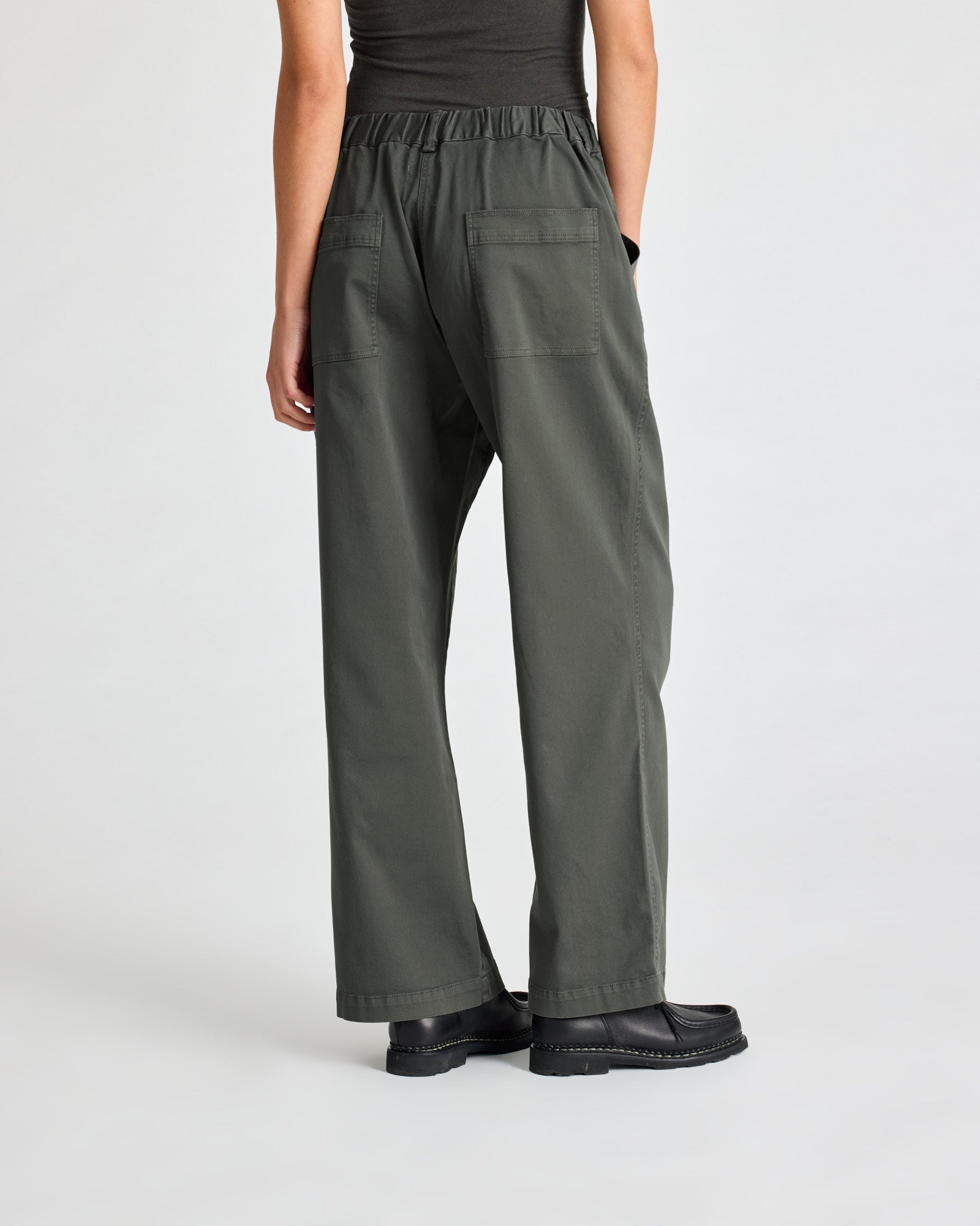 GAI+LISVA Tinne Cotton Twill Pant Trousers & Shorts 191 Beluga