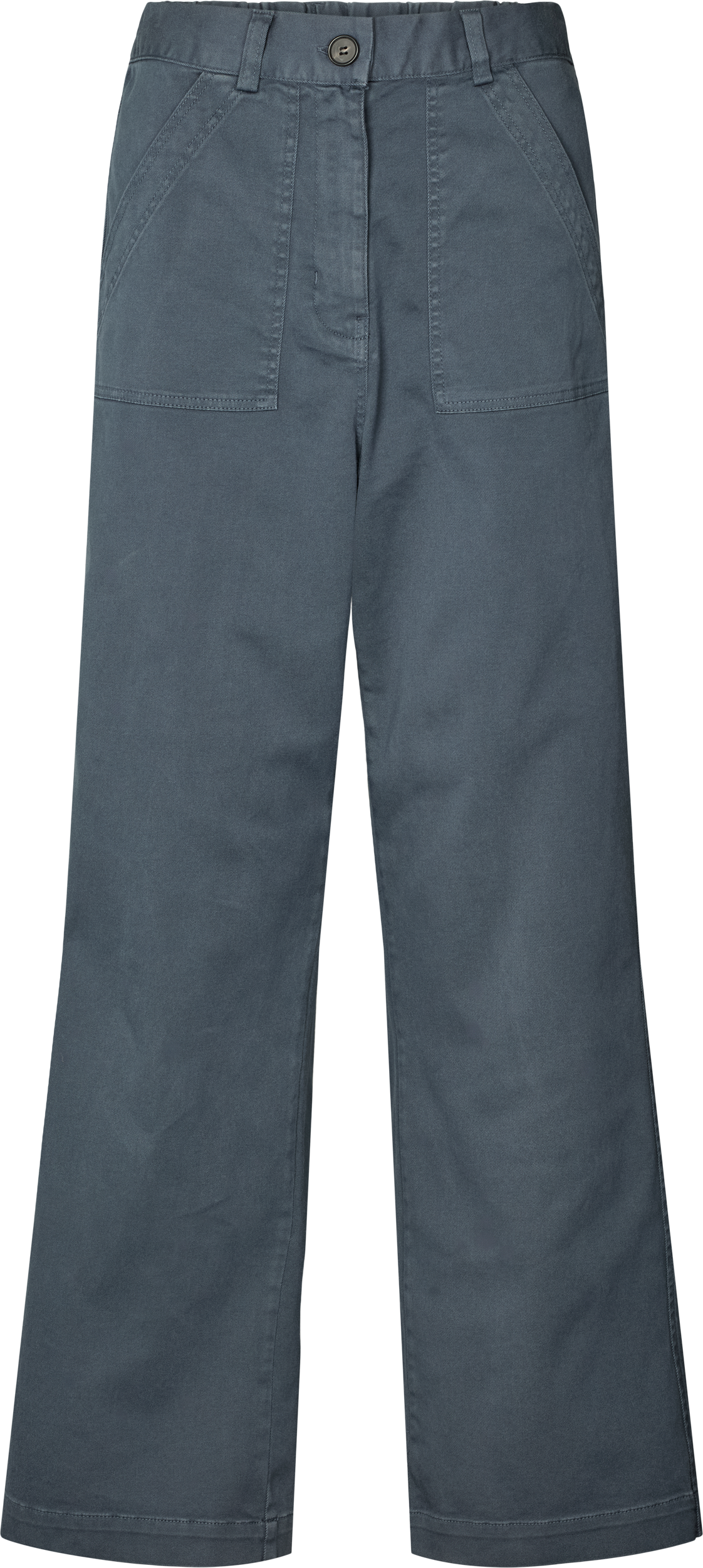 GAI+LISVA Tinne Cotton Twill Pant Trousers & Shorts 472 Denim Blue