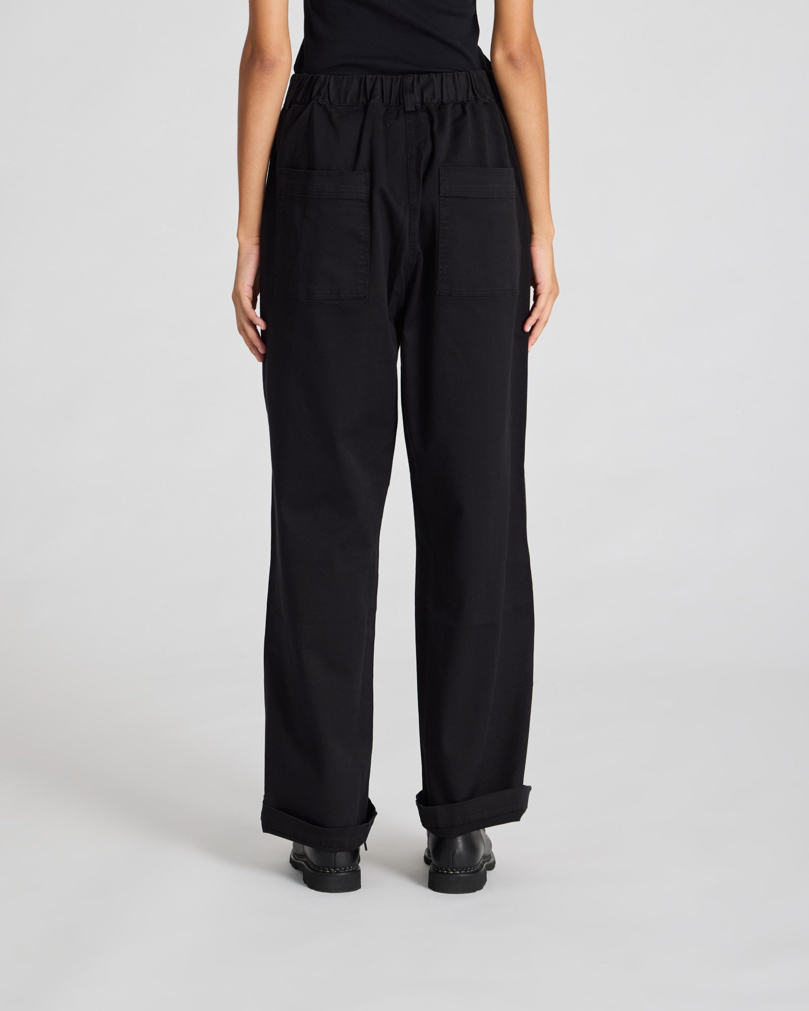 GAI+LISVA Tinne Cotton Twill Pant Trousers & Shorts 650 Black