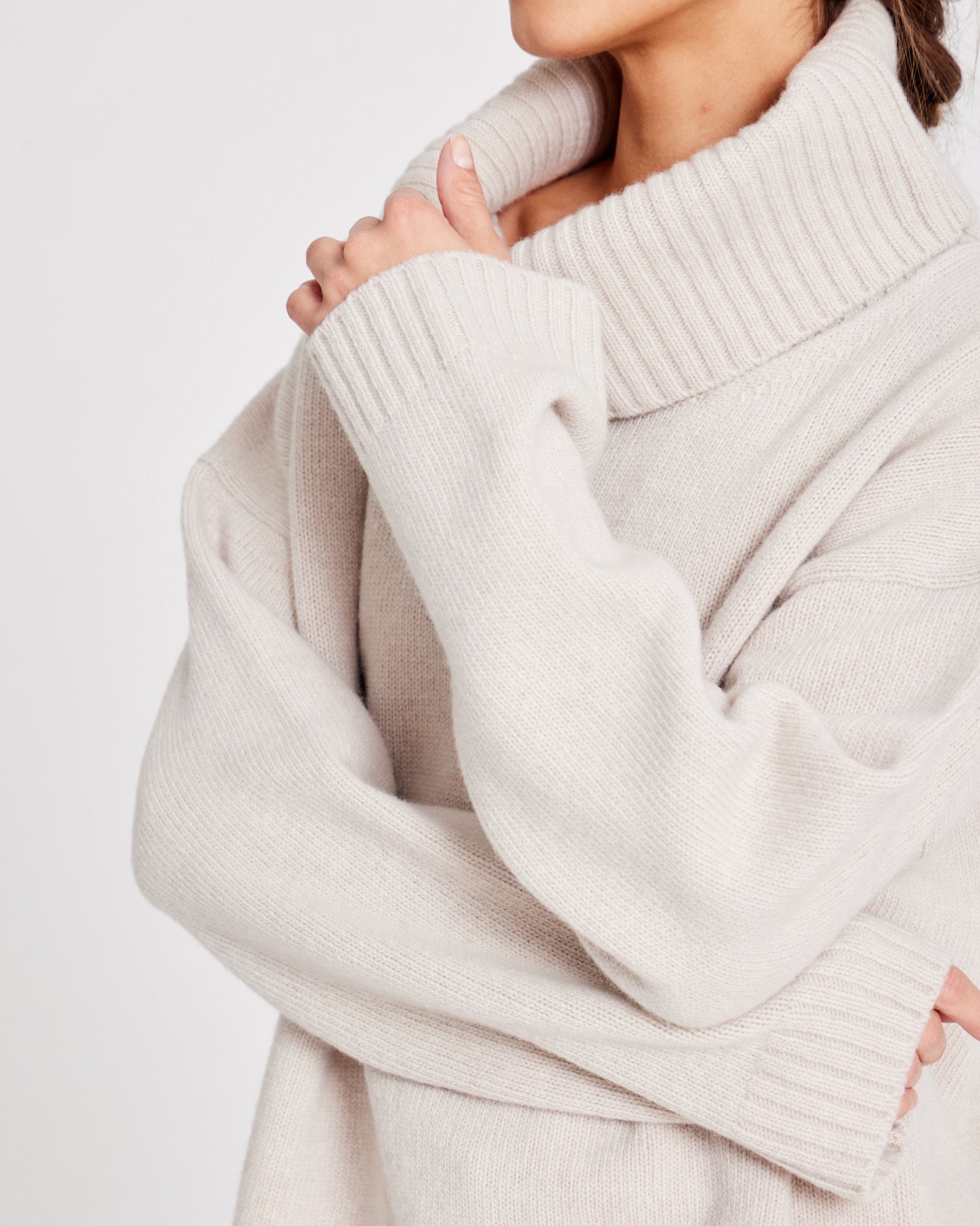 GAI+LISVA Vera Lambswool Jumper GOTS Lambswool l Knitwear 826 Island Fossil