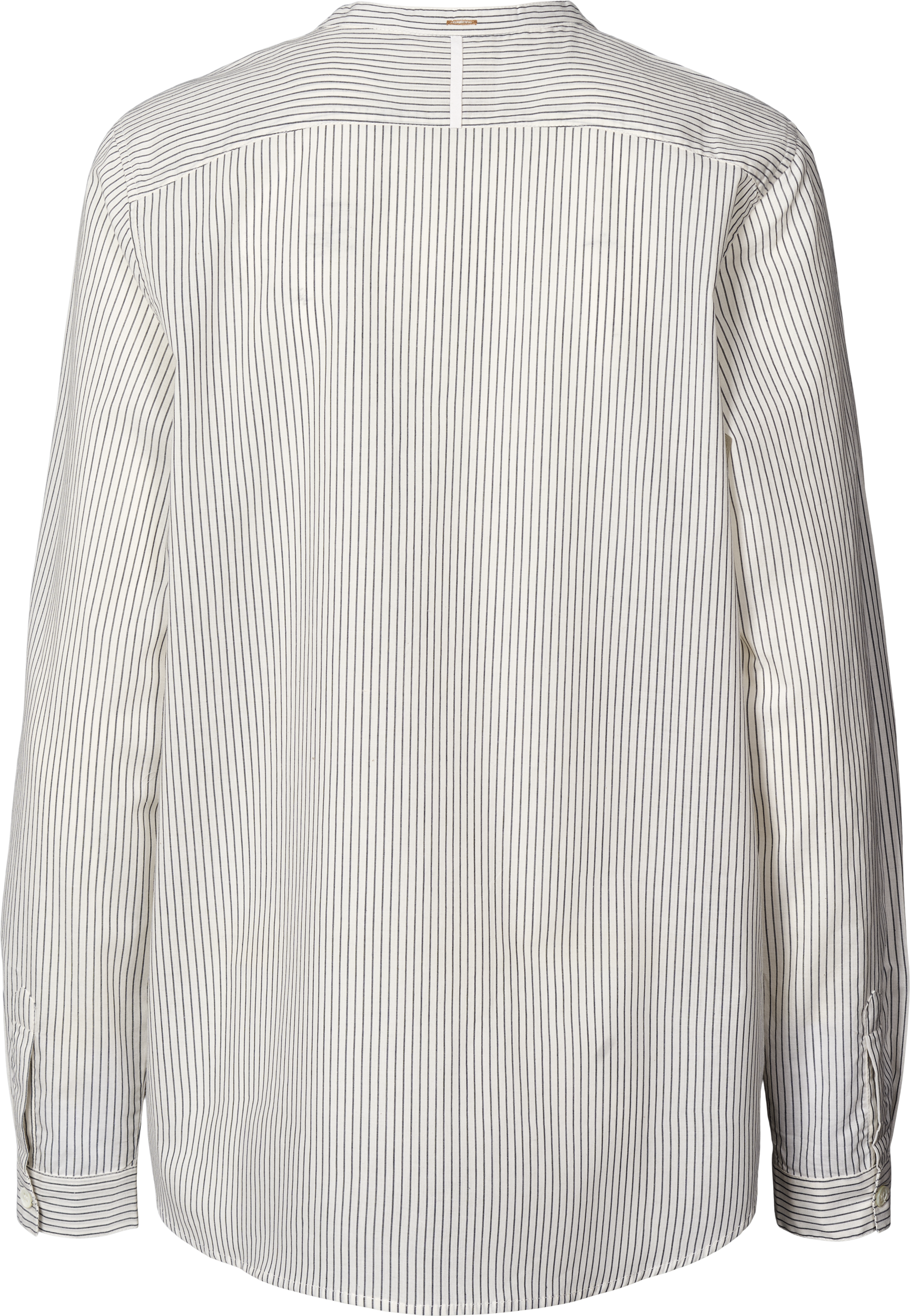 GAI+LISVA Woodie Shirt Cotton pin stripe GOTS 243975 Shirts & Blouses 470 Denim Blue Stripe